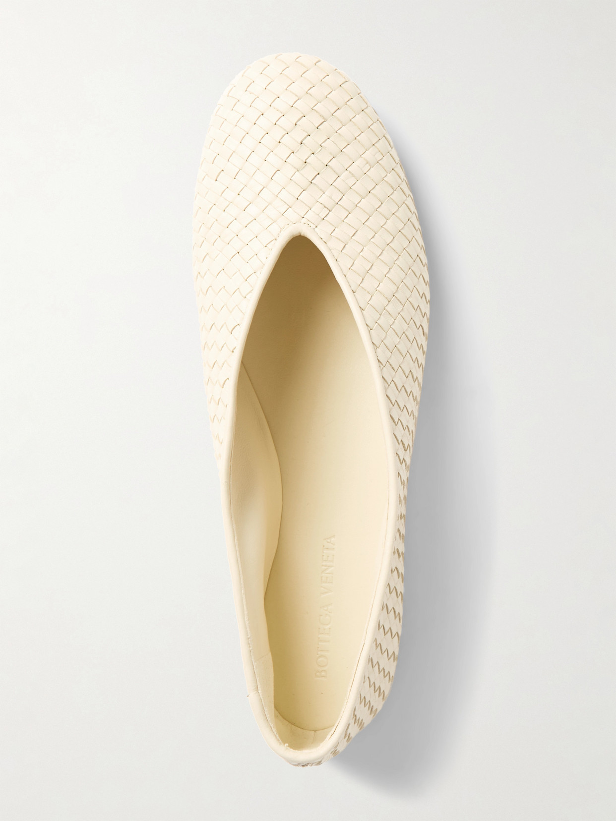 Rosa Intrecciato Ballet Flats