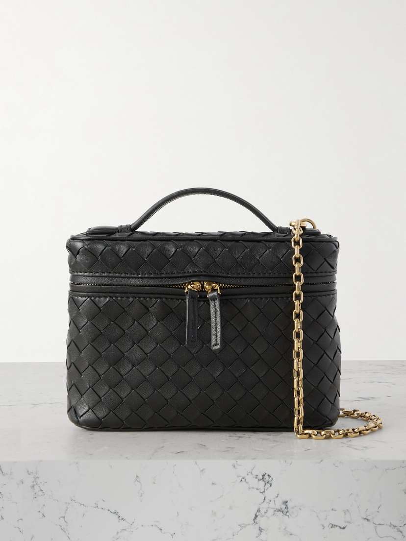 Bottega Veneta Bang Bang Small Intrecciato Leather Tote