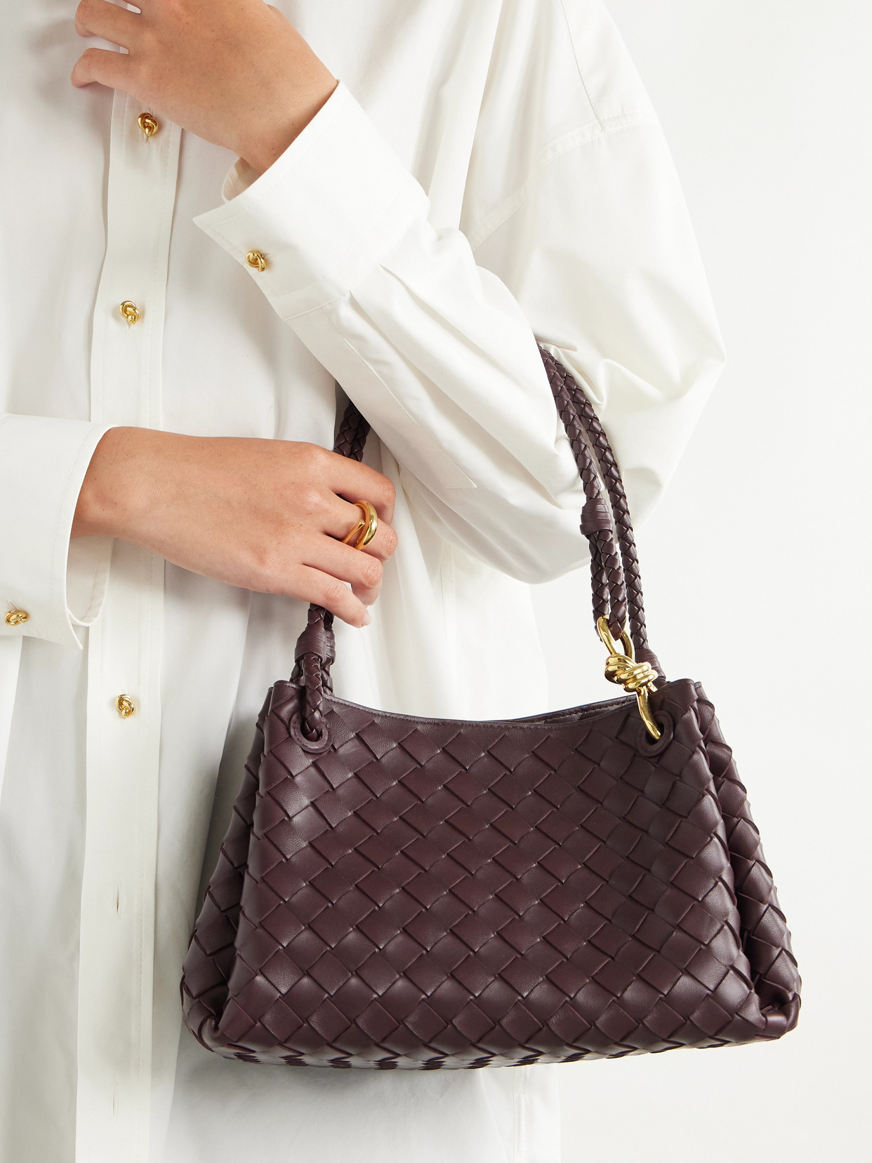 Parachute Medium Intrecciato Shoulder Bag