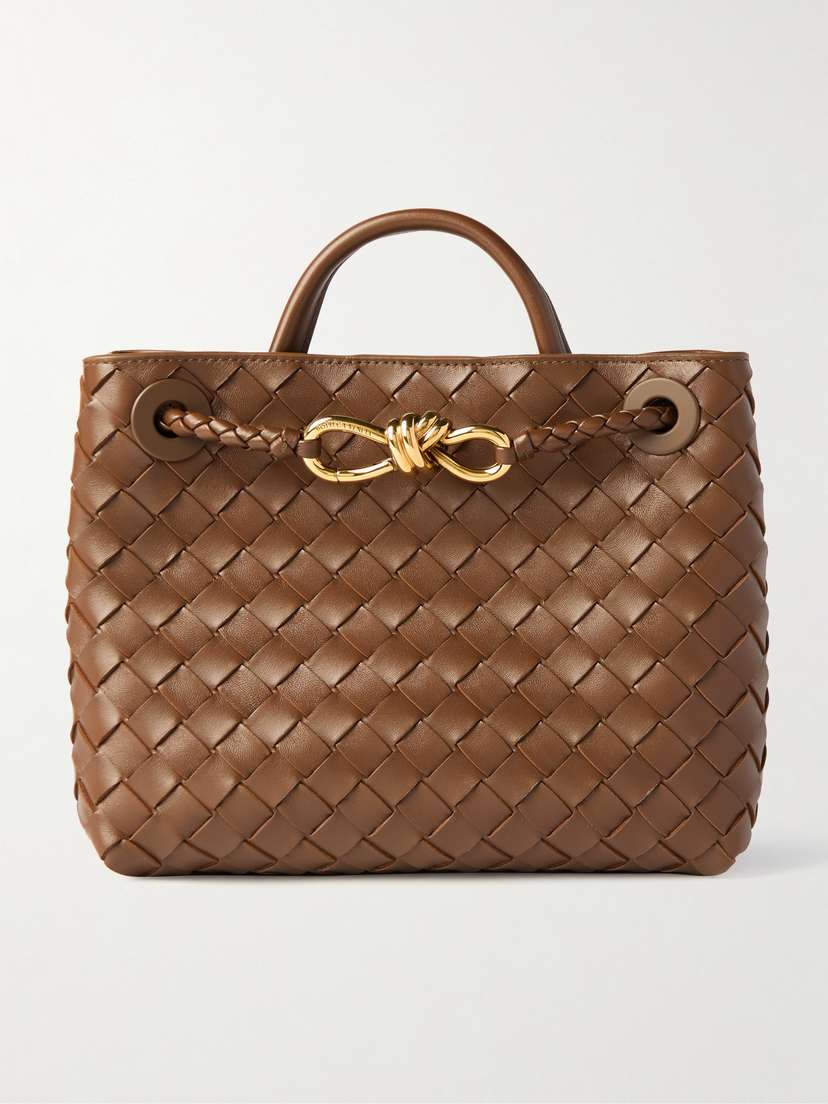 Bottega Veneta Andiamo Small Intrecciato Leather Tote