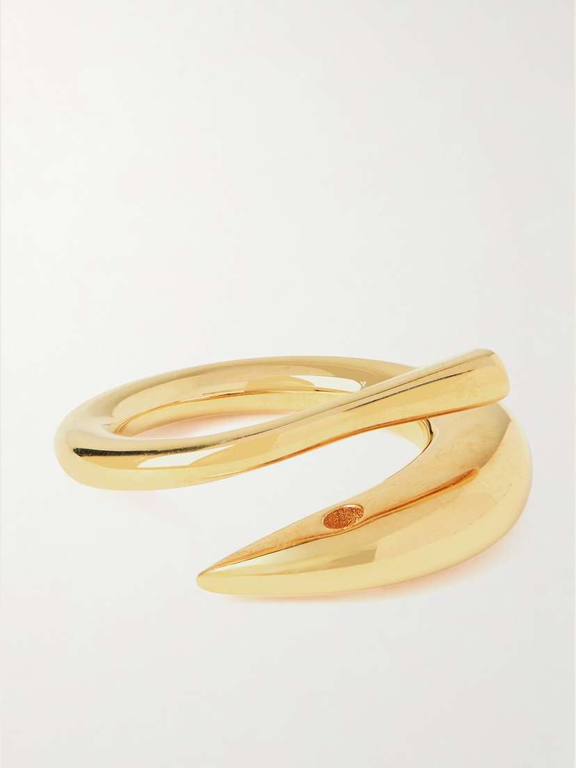 Bottega Veneta Sardine Gold-plated Ring