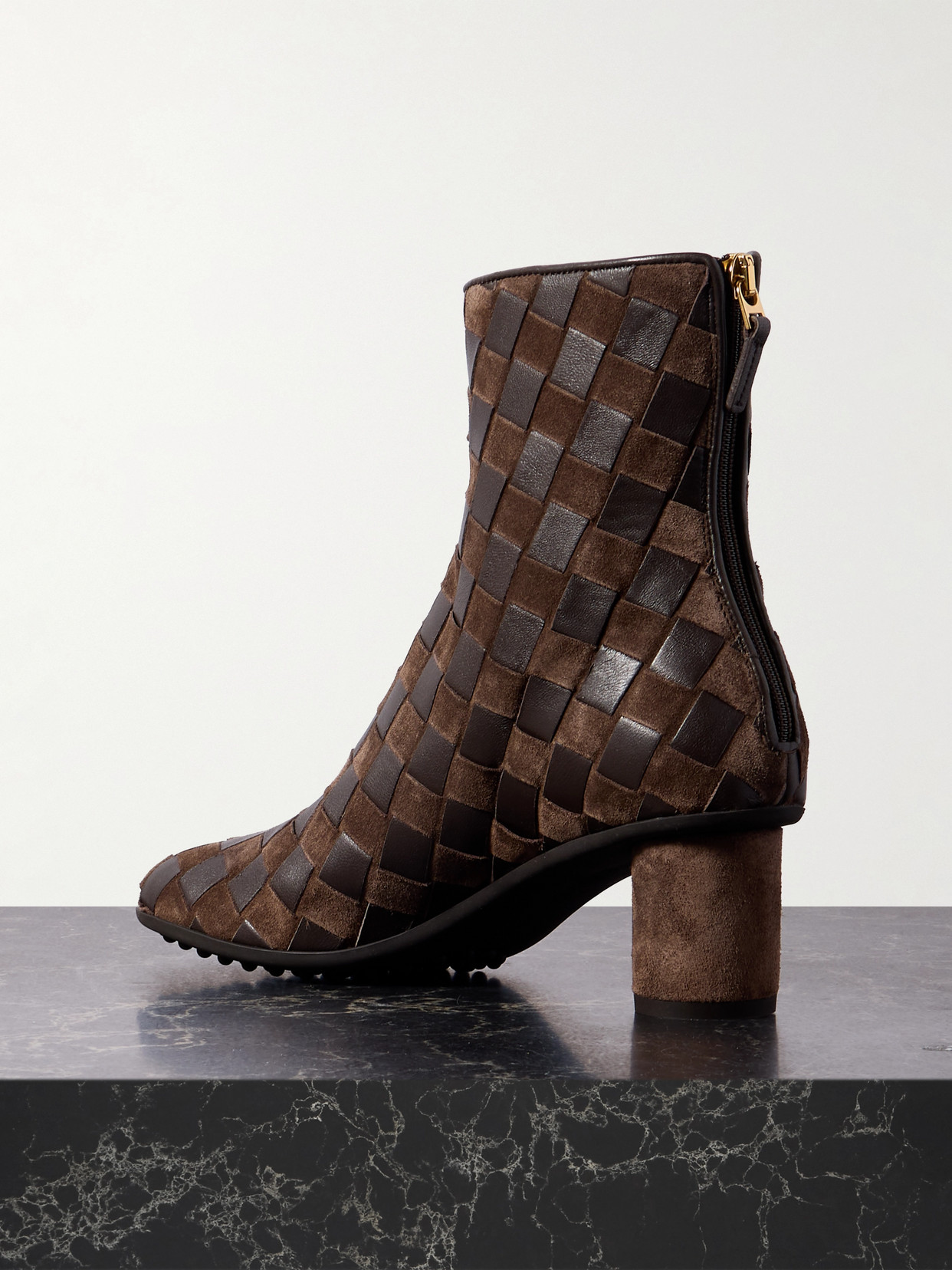 Atomic Intrecciato Ankle Boots