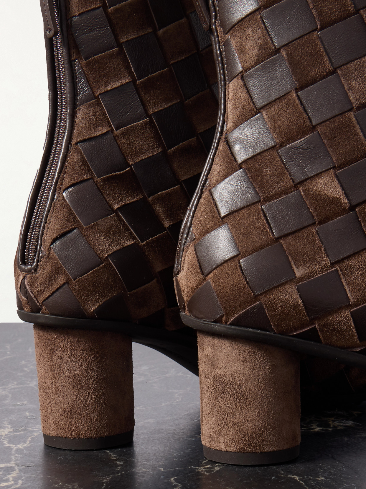 Atomic Intrecciato Ankle Boots