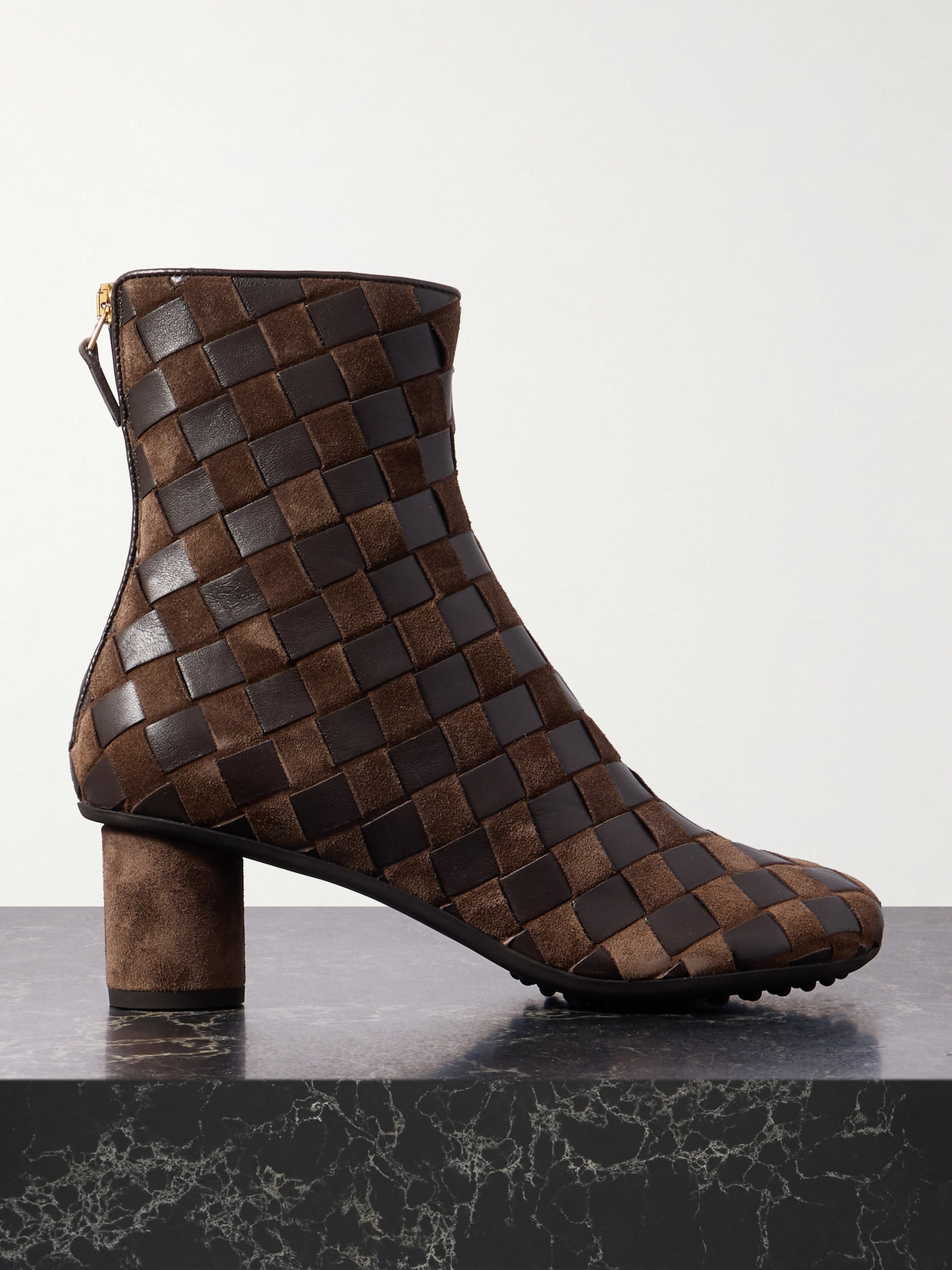 Atomic Intrecciato Ankle Boots