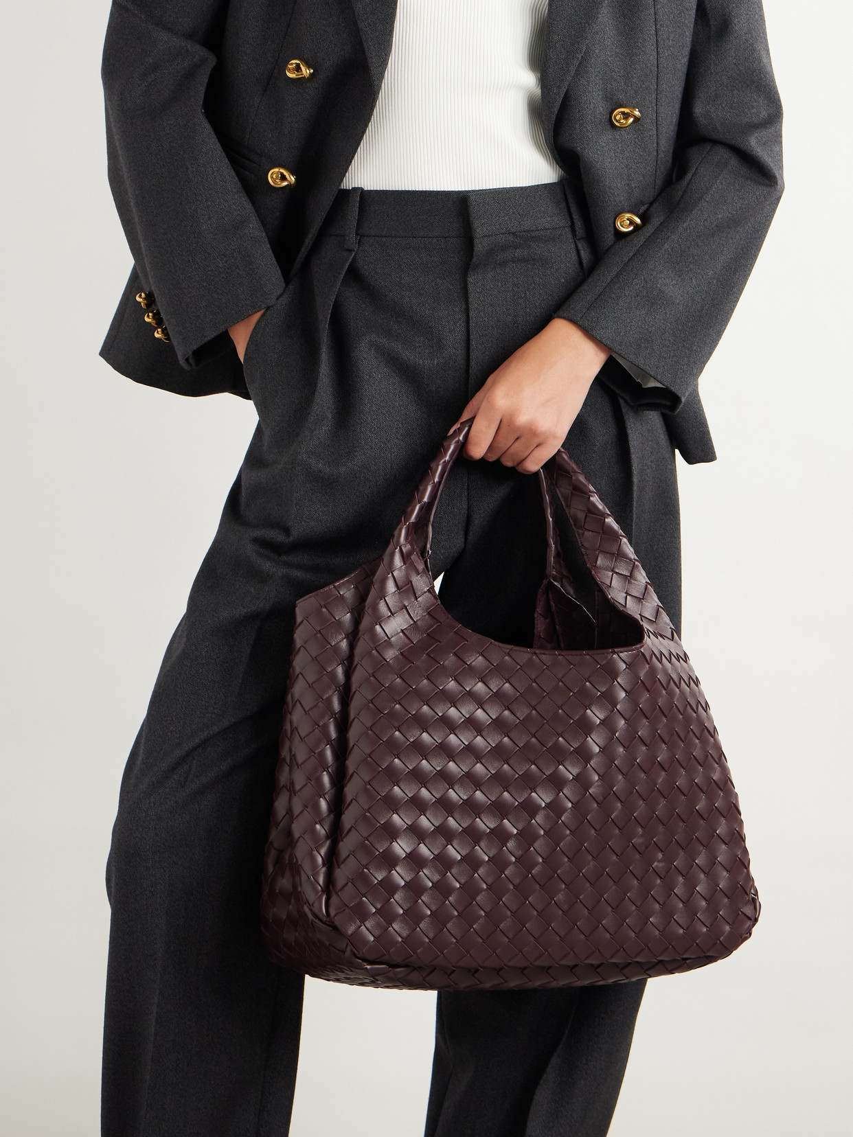Campana Large Intrecciato Shoulder Bag