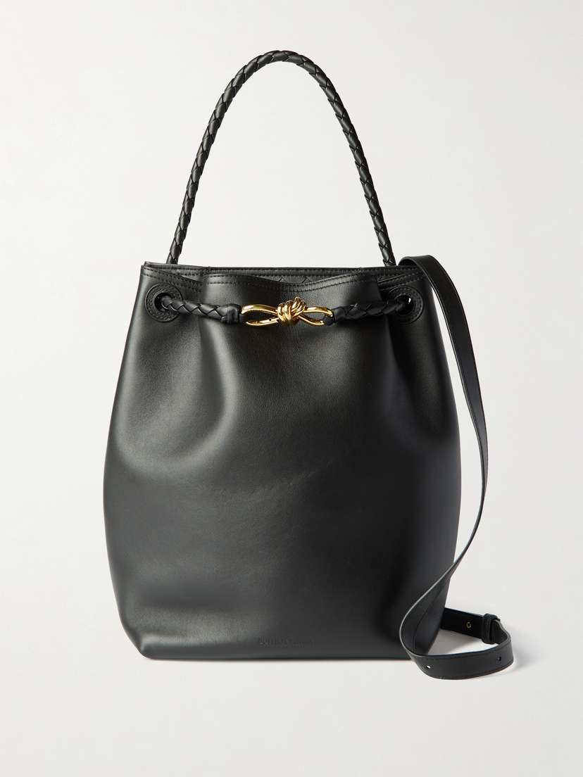 Bottega Veneta Andiamo Medium Leather Bucket Bag