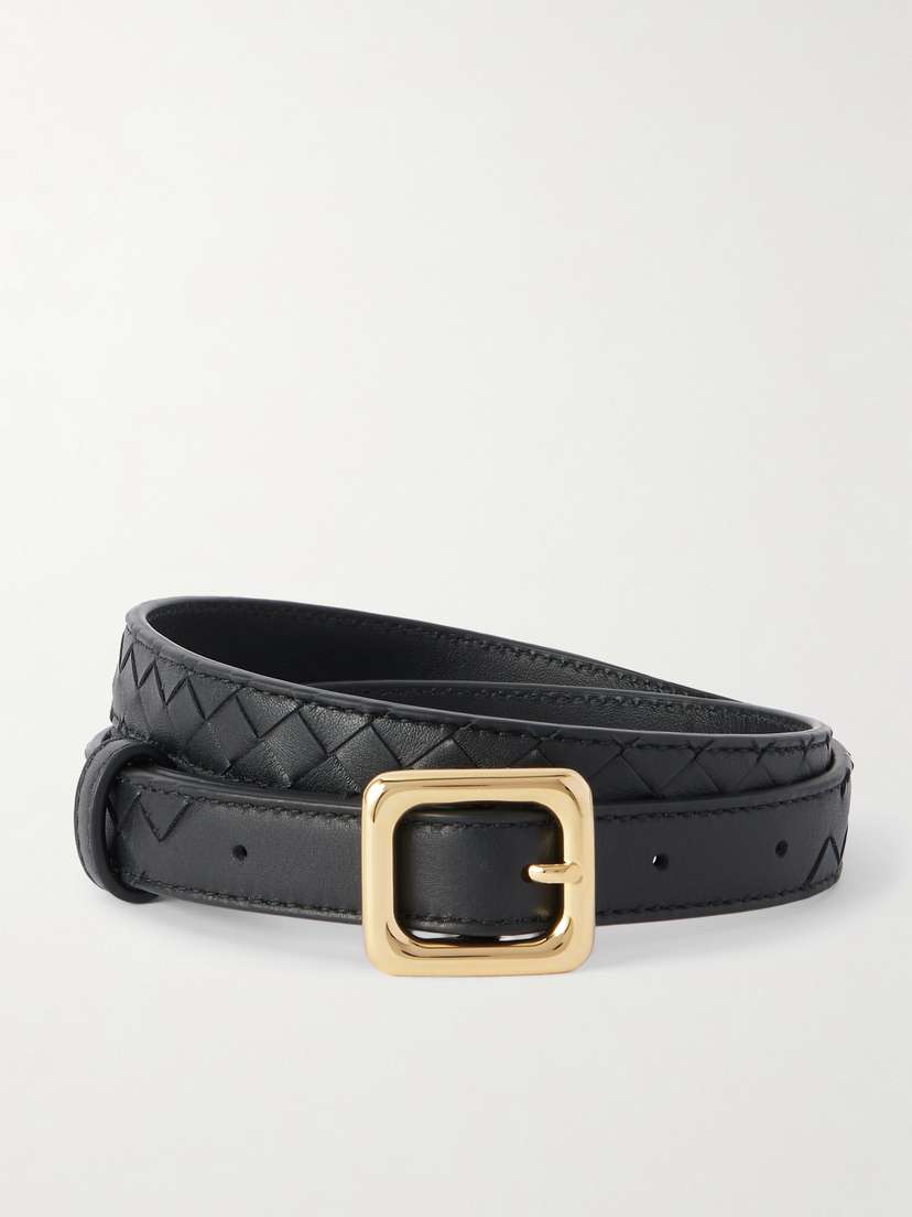 Bottega Veneta Intrecciato Leather Belt