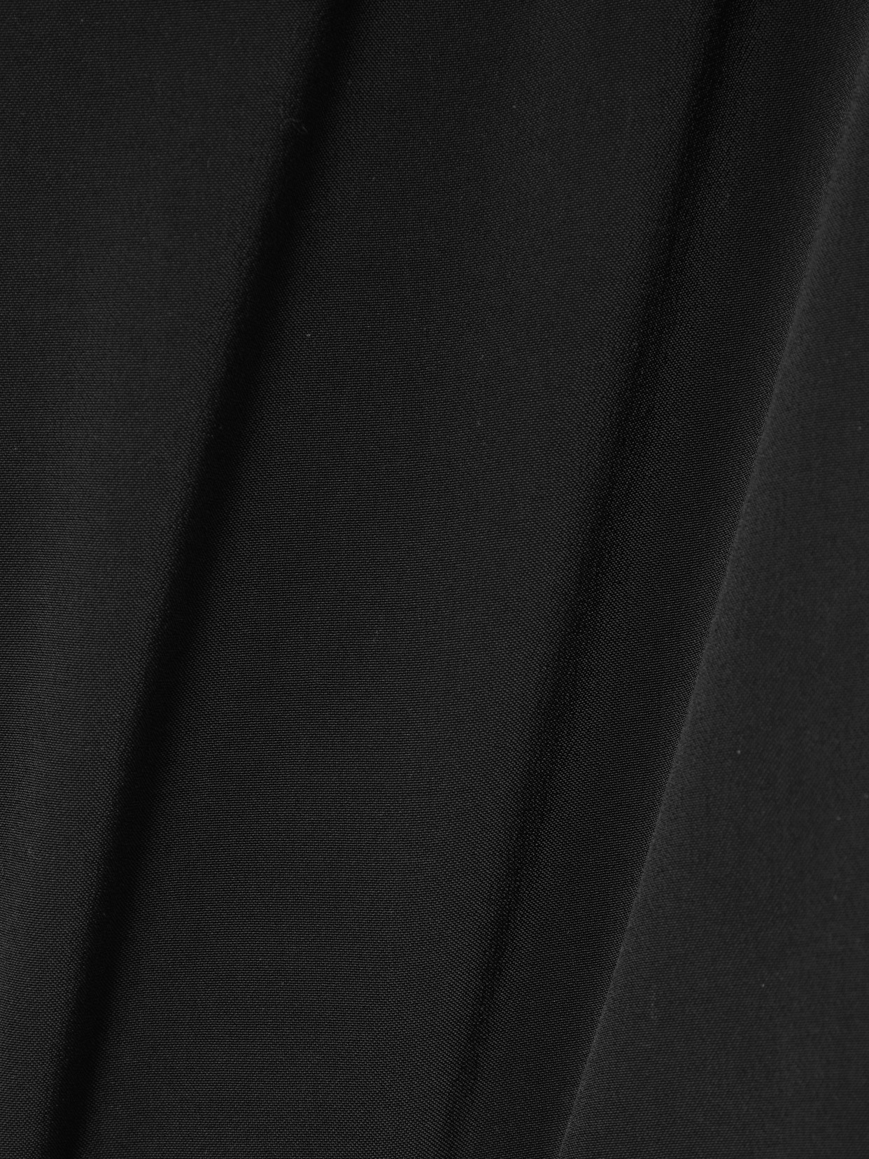 Saint Laurent High-waisted Wool Pencil Skirt With Ribbed Edges In Black