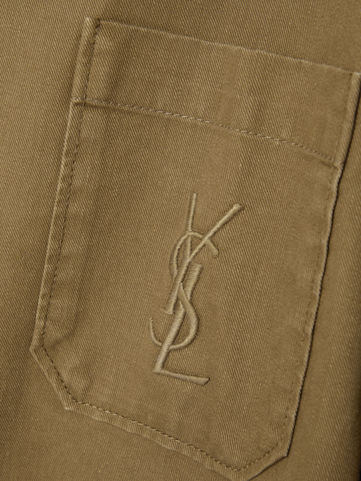 Cotton And Linen-Blend Gabardine Shirt