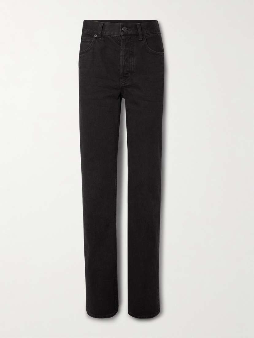 Saint Laurent Nico Mid-rise Straight-leg Jeans