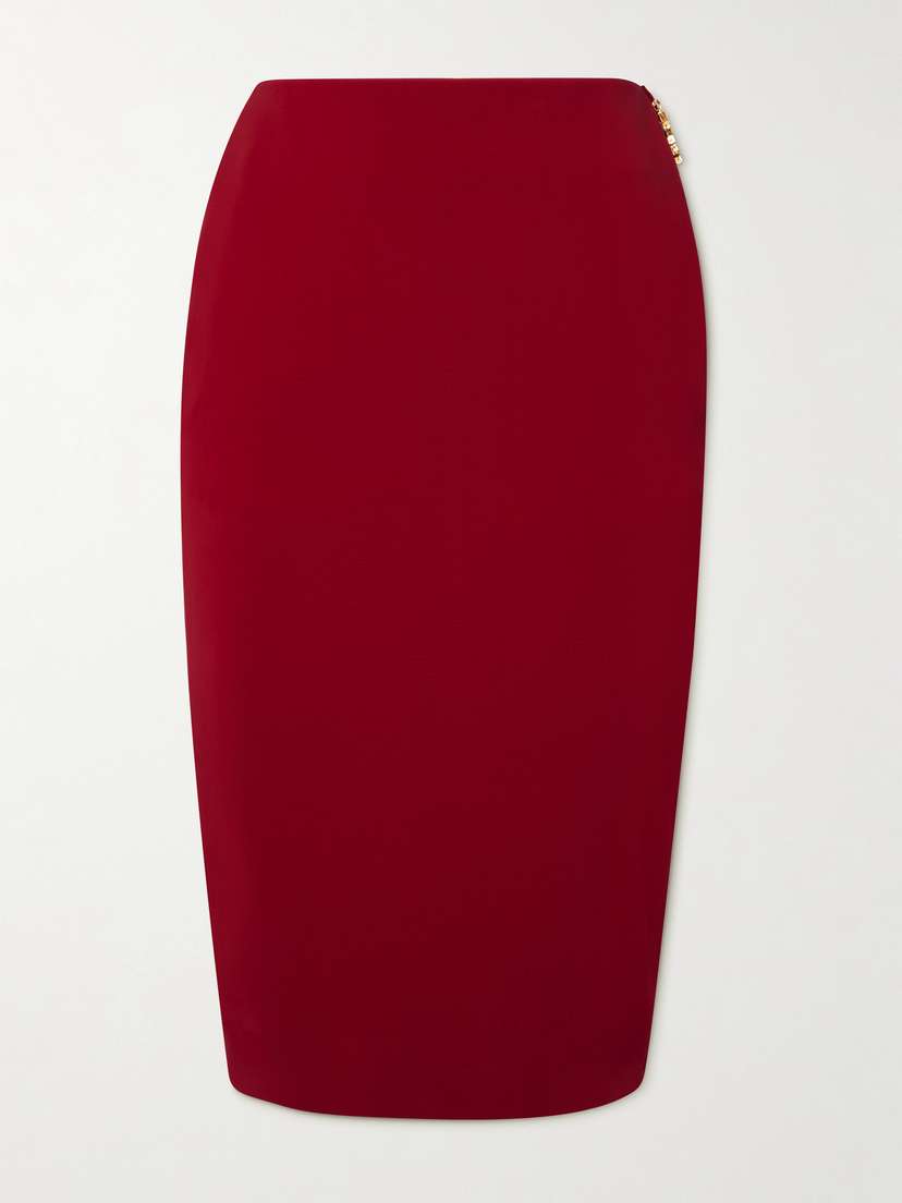 Saint Laurent Grain De Poudre Skirt