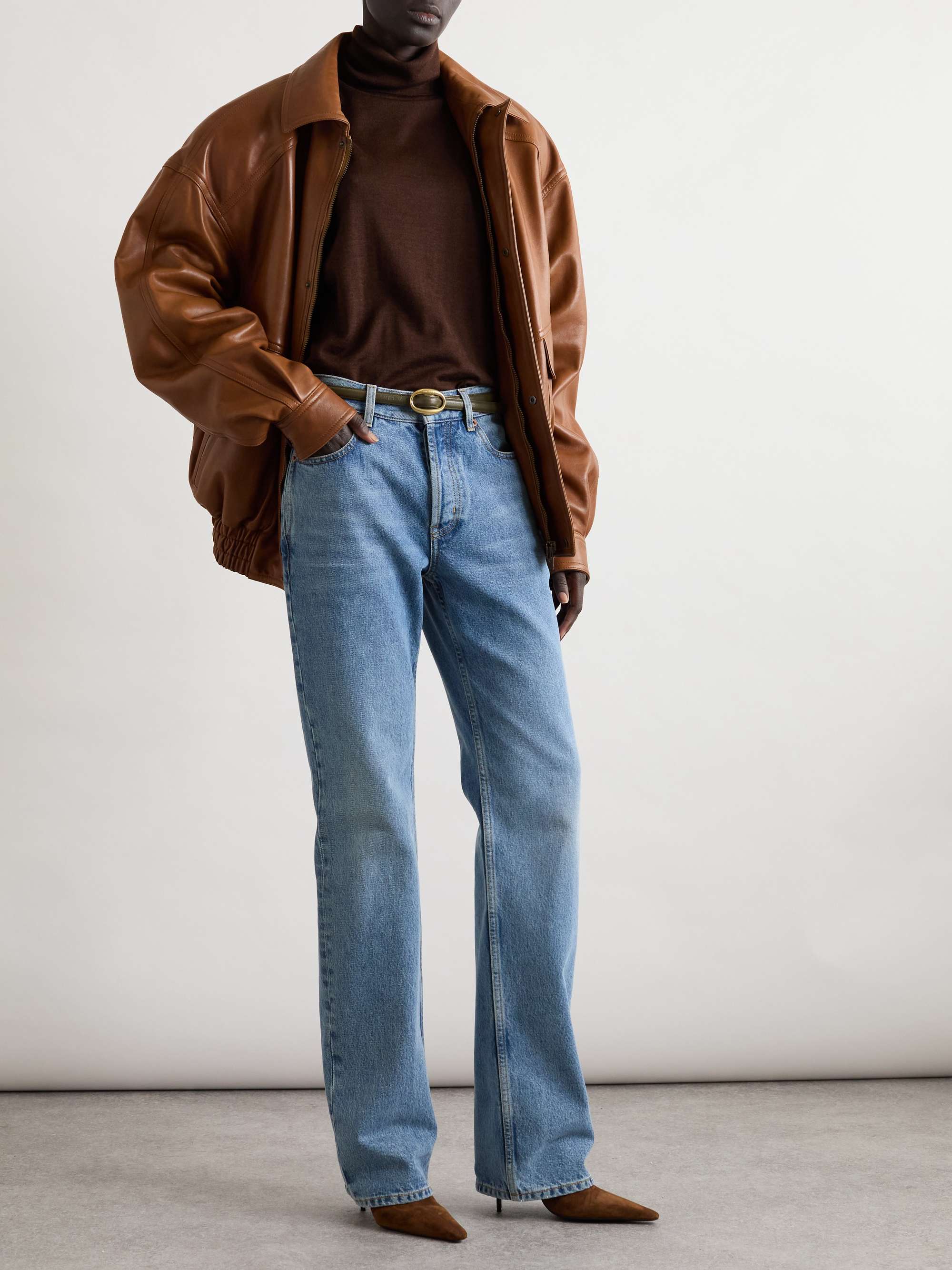 【極美品】SAINT LAURENT キャメルヘア ロールネックセーター ヒ*ツ様 SAINT LAURENT キャメルヘア ロールネックセーター サンロ