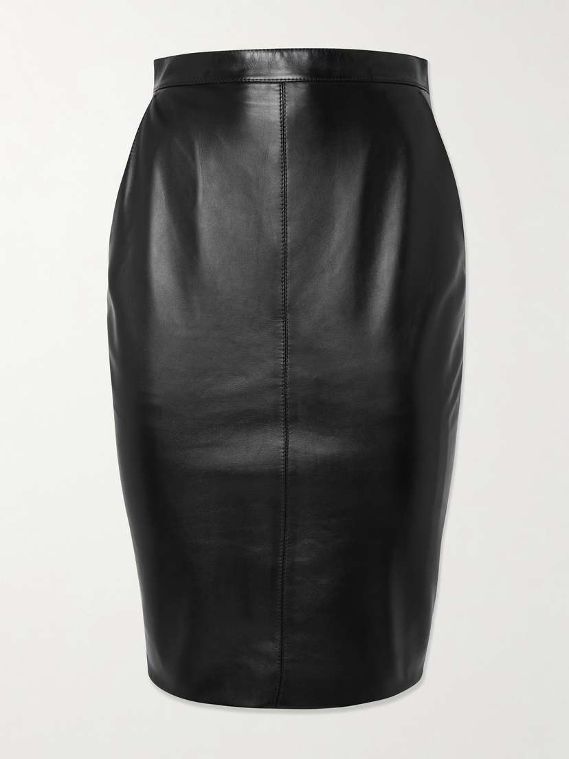 Saint Laurent Leather Skirt