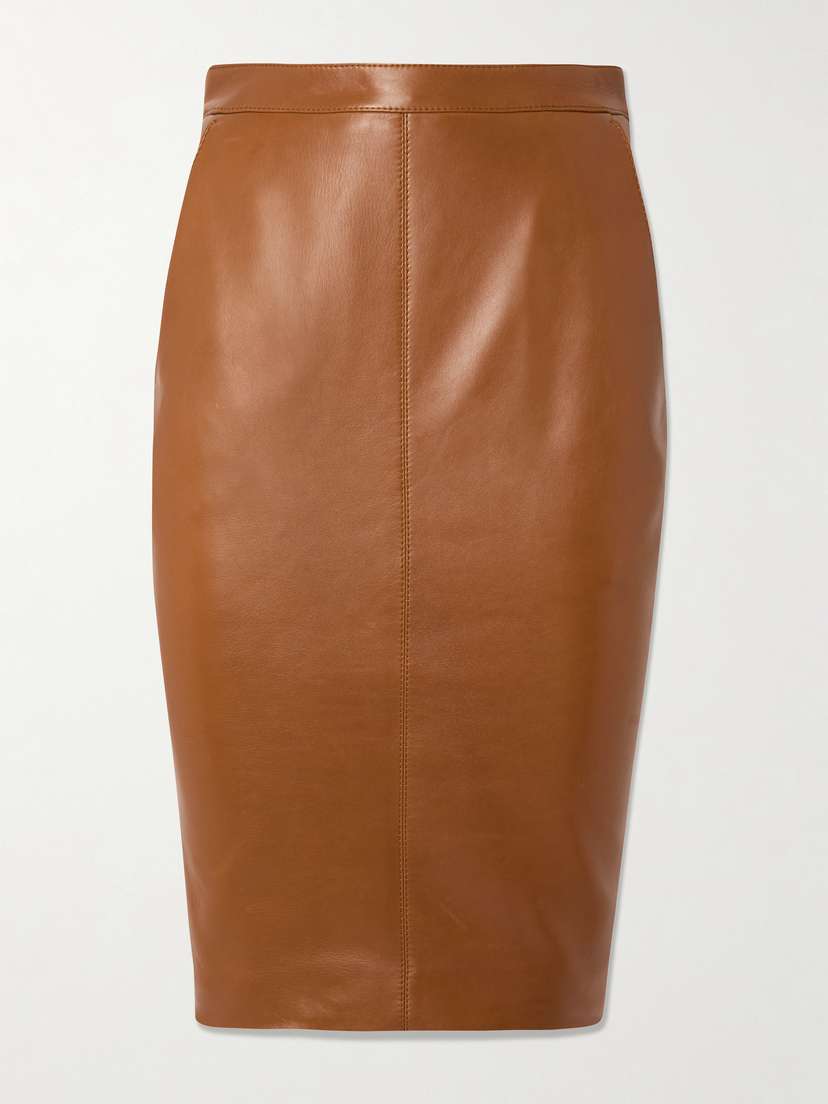 Saint Laurent Leather Skirt
