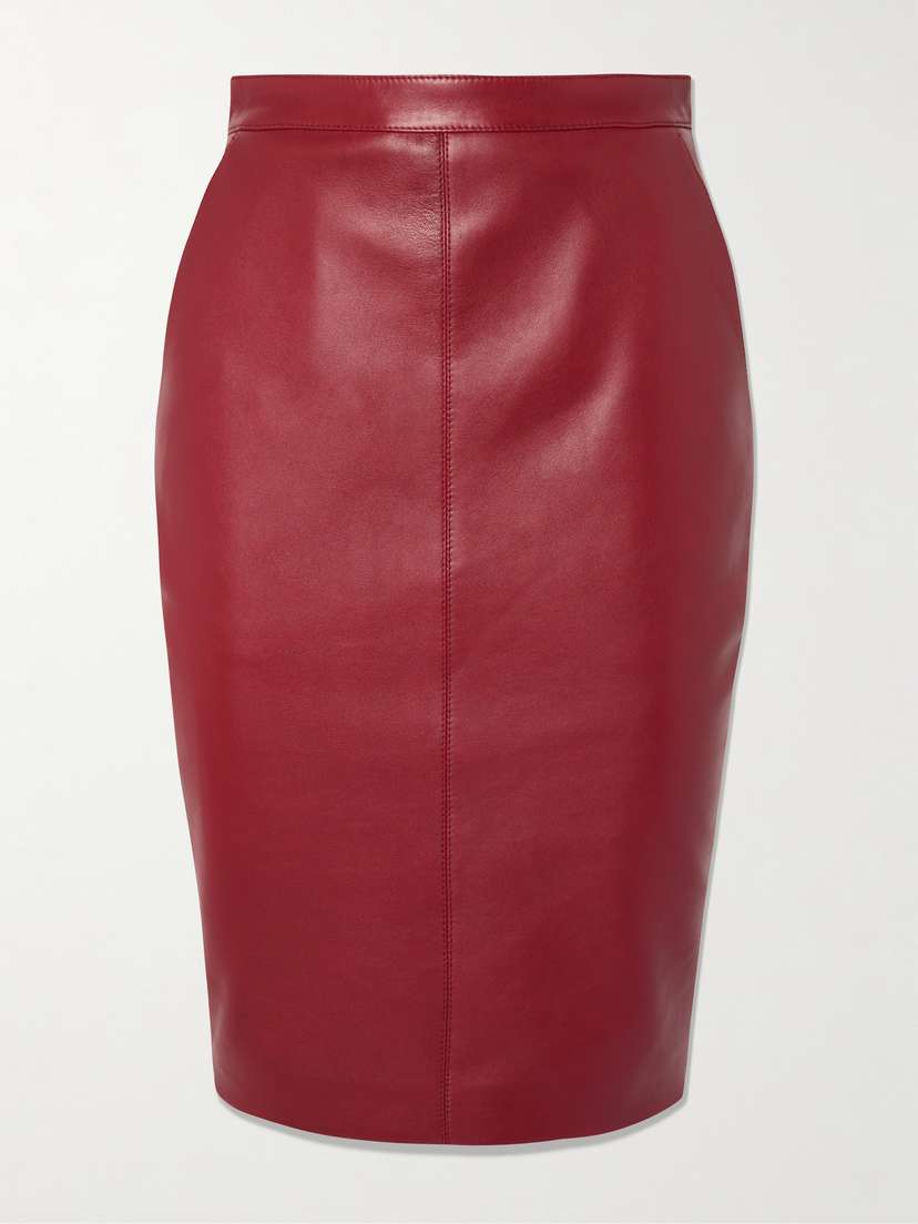 Saint Laurent Leather Skirt