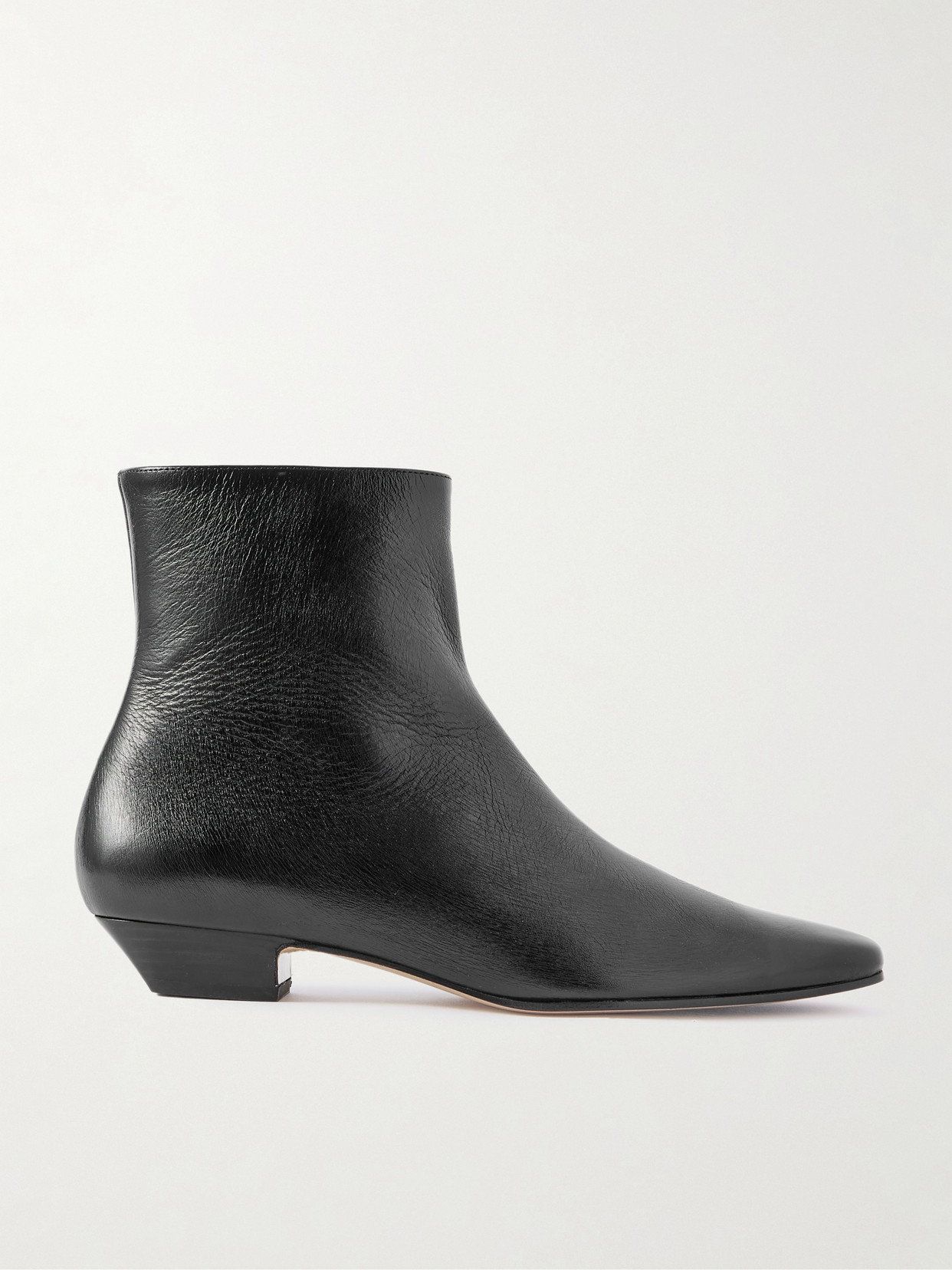 Jamie Haller The Lennon Leather Ankle Boots In Black
