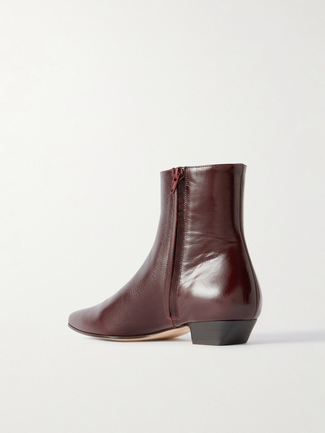 Jamie Haller The Lennon Leather Ankle Boots In Brown