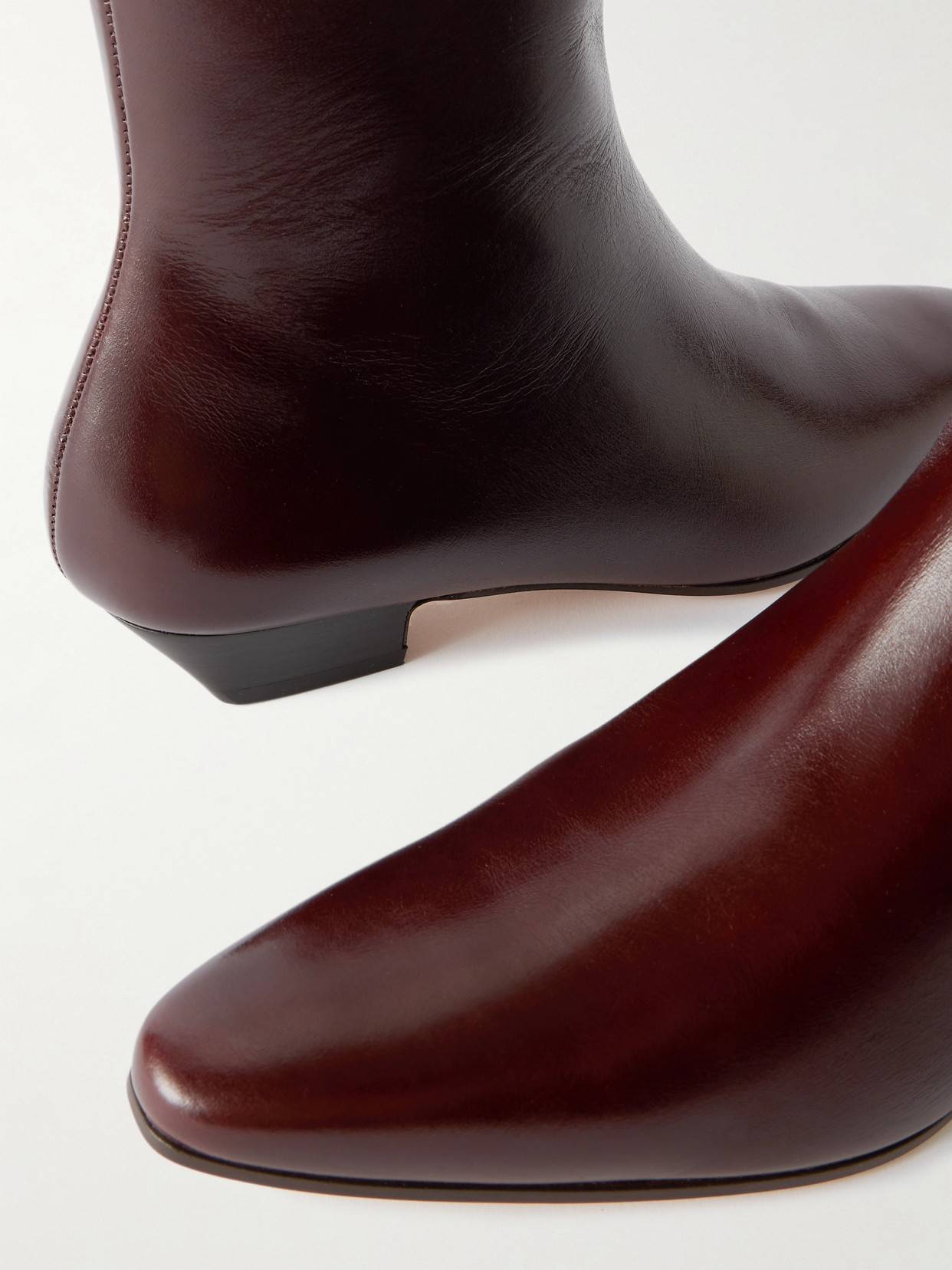 Jamie Haller The Lennon Leather Ankle Boots In Brown