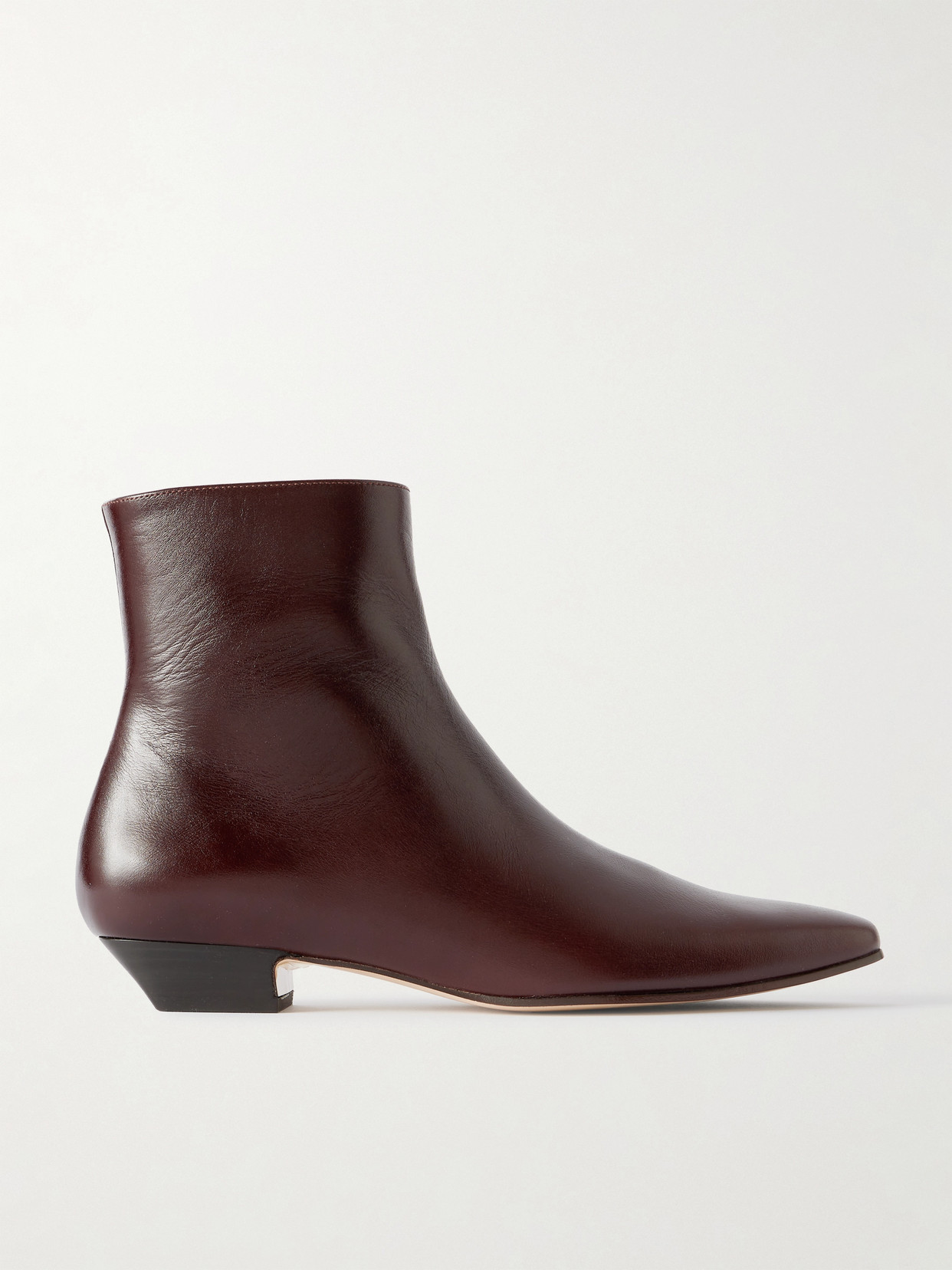 Jamie Haller The Lennon Leather Ankle Boots In Brown
