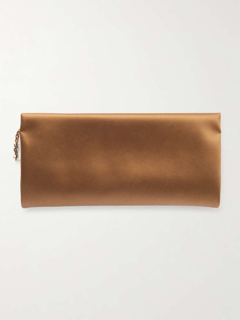 Saint Laurent Satin Clutch