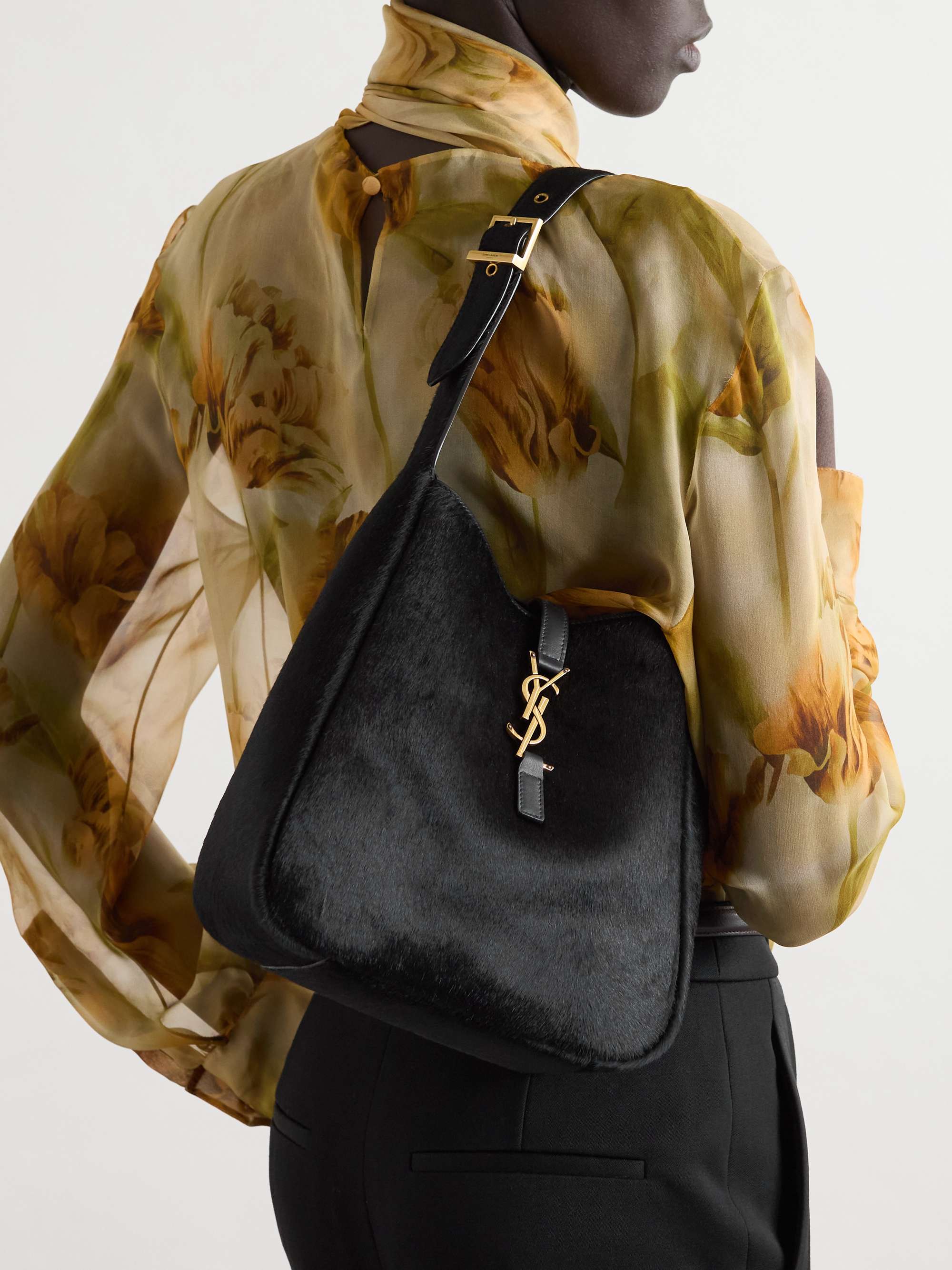 SAINT LAURENT グレー ショルダーバッグ Yves Saint Laurent ショルダーバッグ グレー 498894 - メルカリ