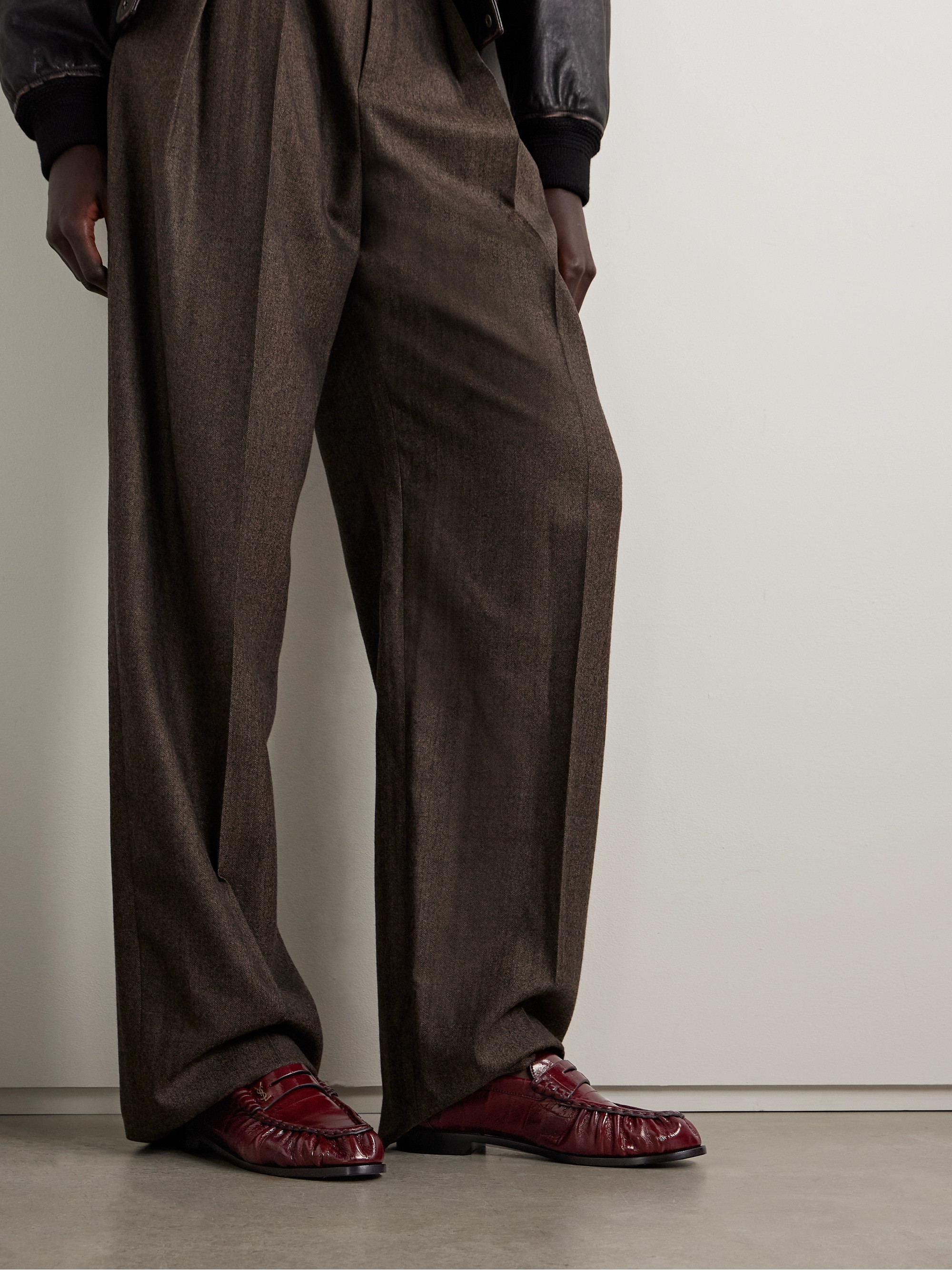 Saint Laurent Le Loafer eel loafers thumbnail