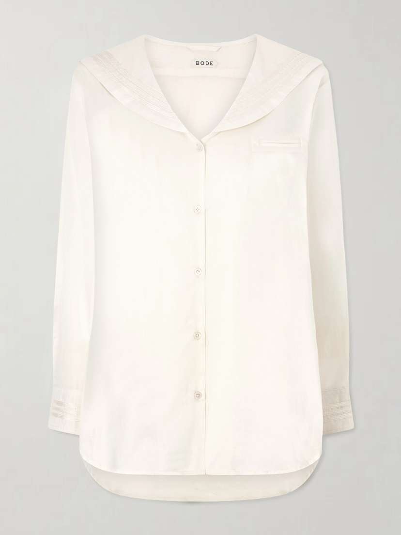 BODE Marina Cotton-voile Shirt