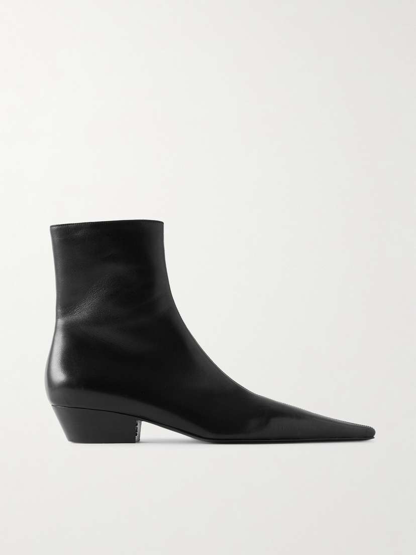 Saint Laurent Jill Leather Ankle Boots