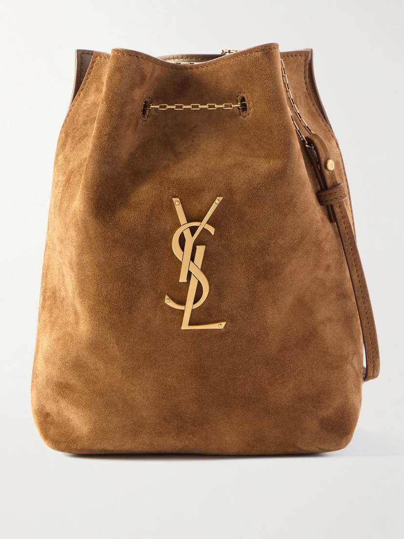 Saint Laurent Sintra Sport Suede Shoulder Bag