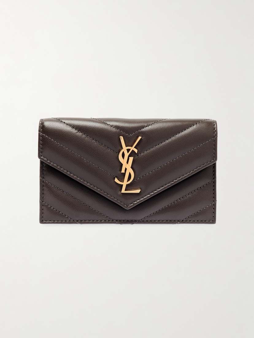 Saint Laurent Cassandre Matelassé Leather Wallet