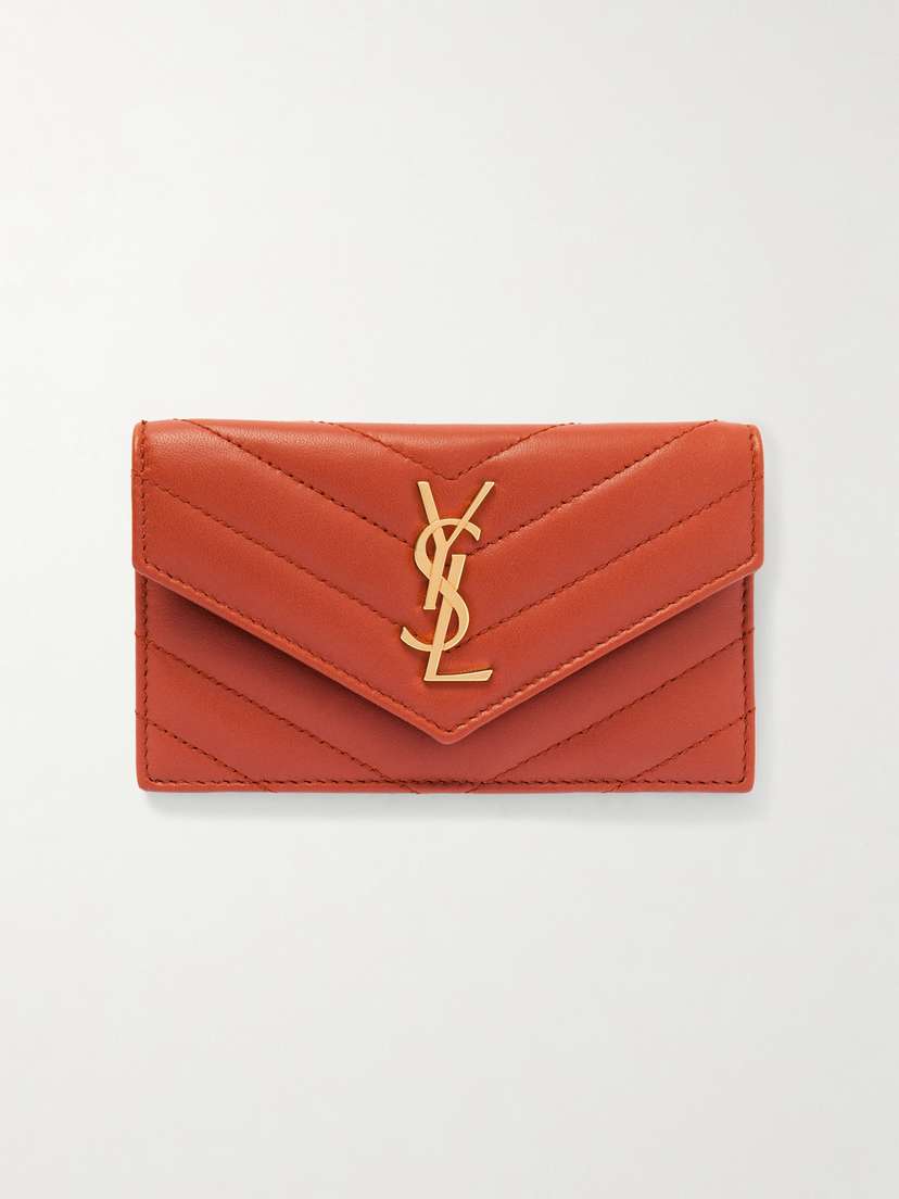 Saint Laurent Cassandre Matelassé Leather Wallet