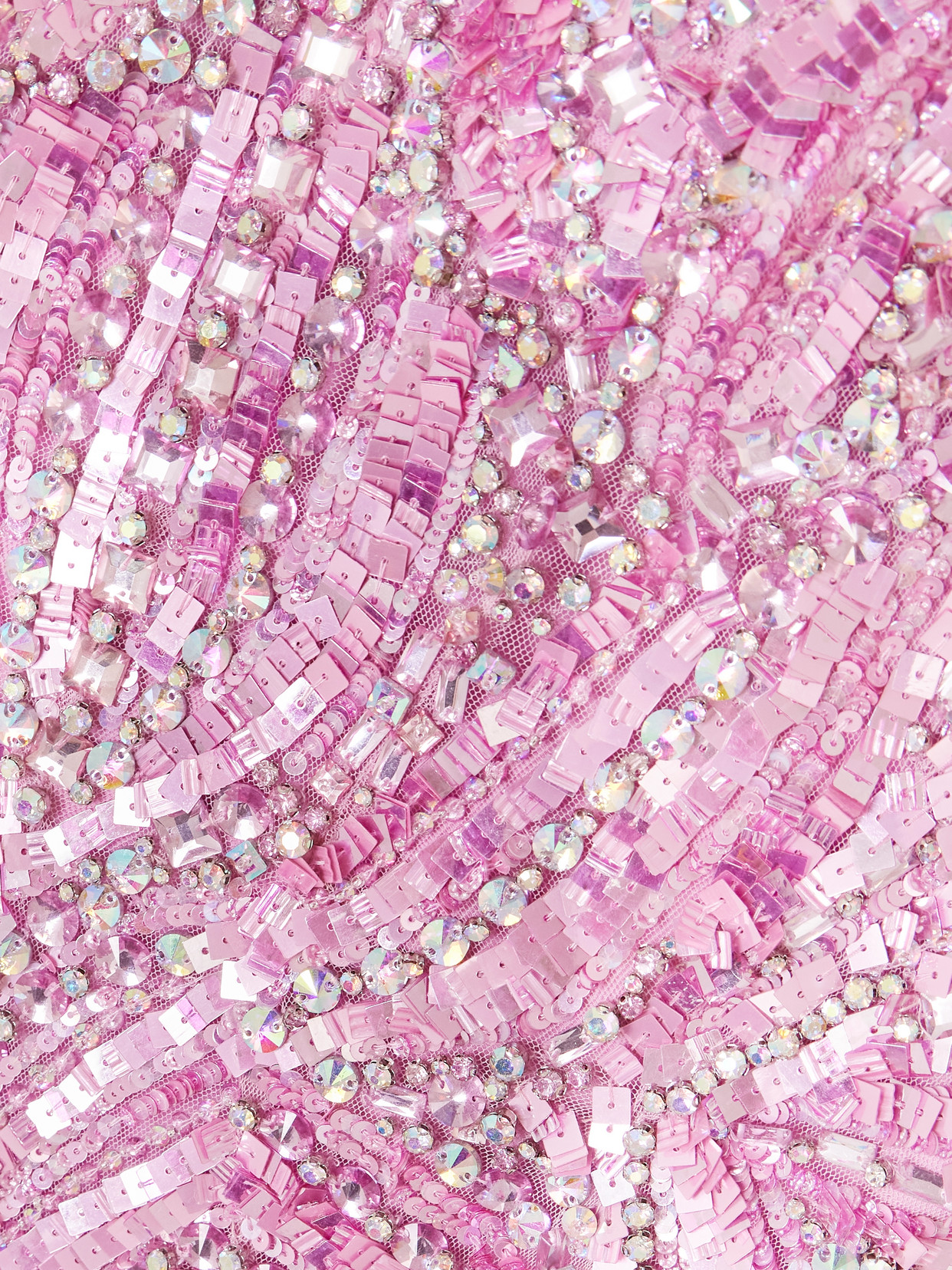 Jenny Packham Euphoria Strapless Embellished Tulle Gown In Pink