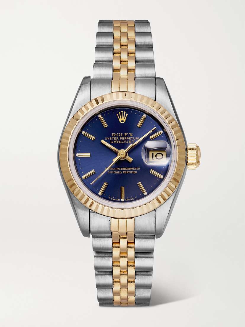 Stephanie Windsor + Rolex Pre-owned 1988 Datejust Automatic 26mm Stainless Steel And 18-karat Gold Watch, Ref. No. 69173