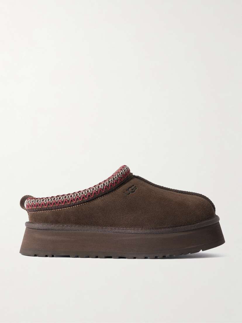 UGG Tazz Ii Embroidered Shearling Slippers