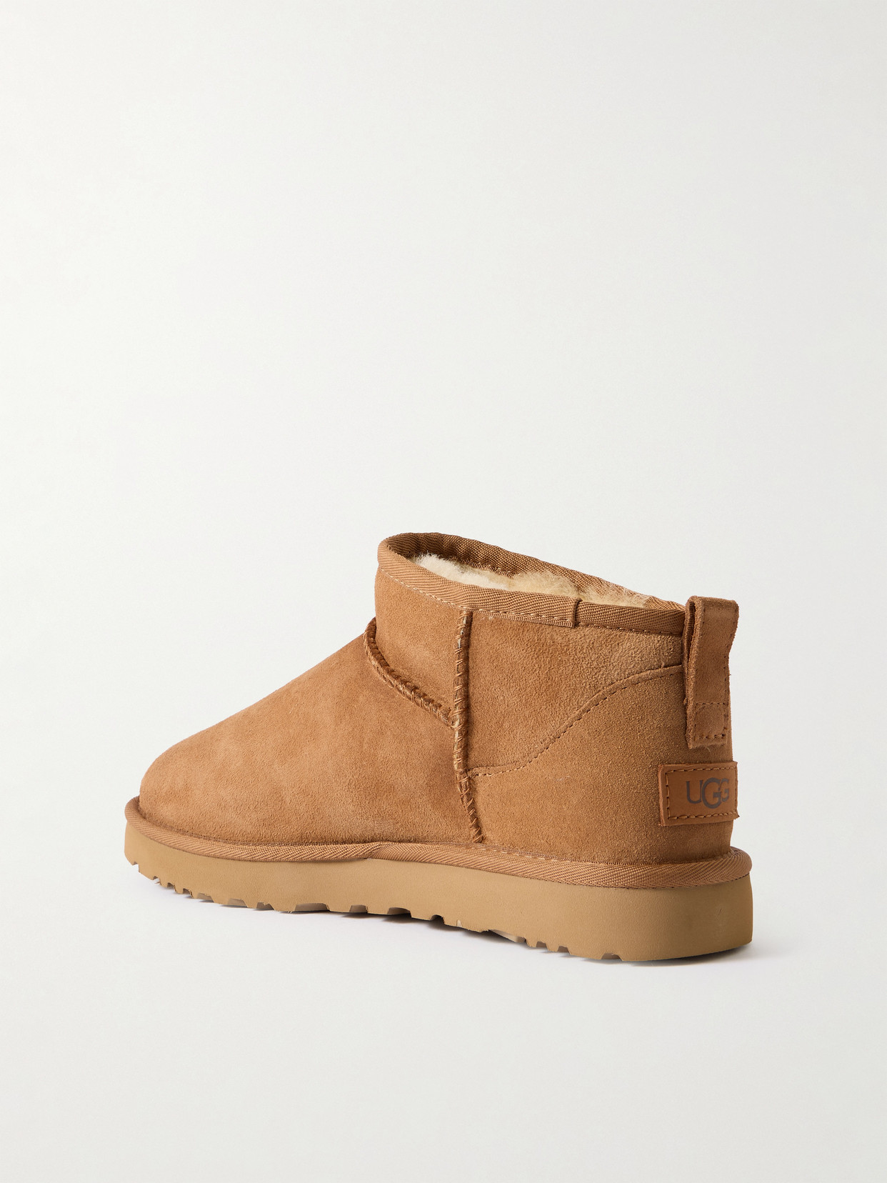 Ugg Classic Ultra Mini Shearling Boots In Brown
