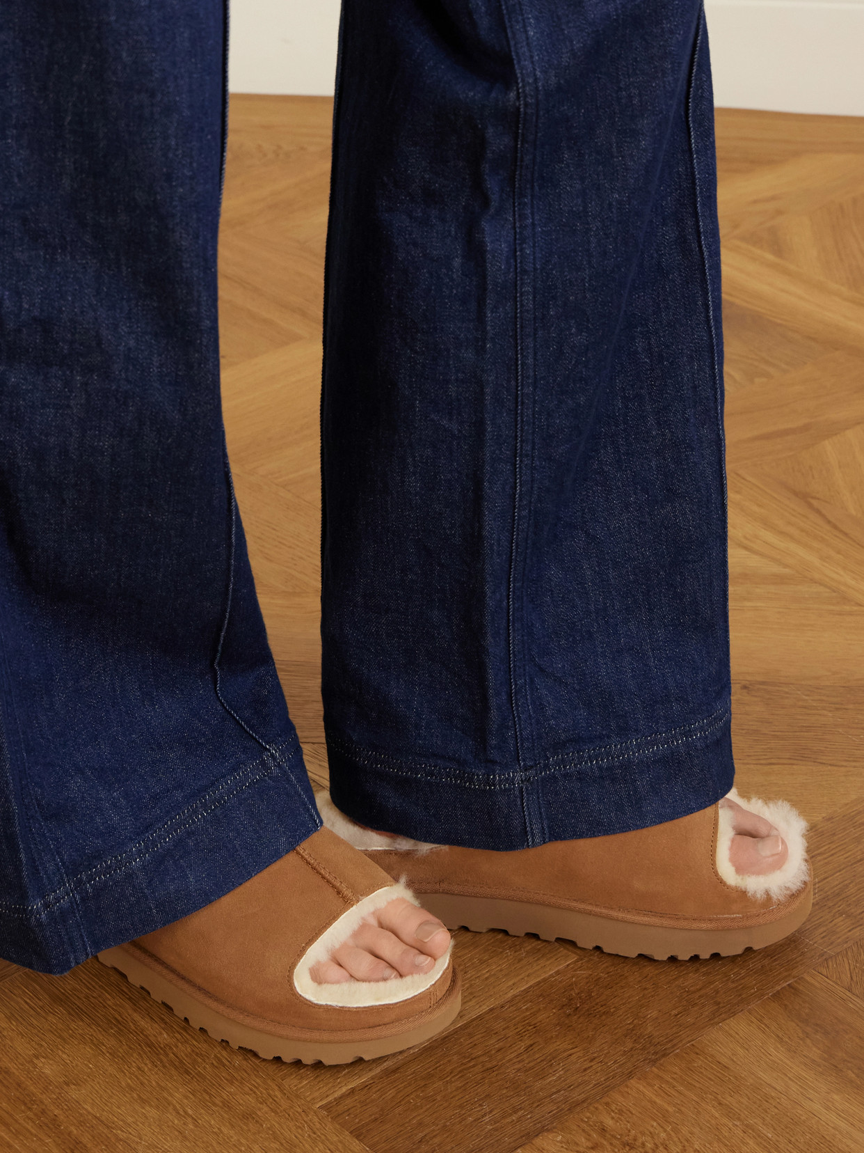 Greenport Shearling Slides