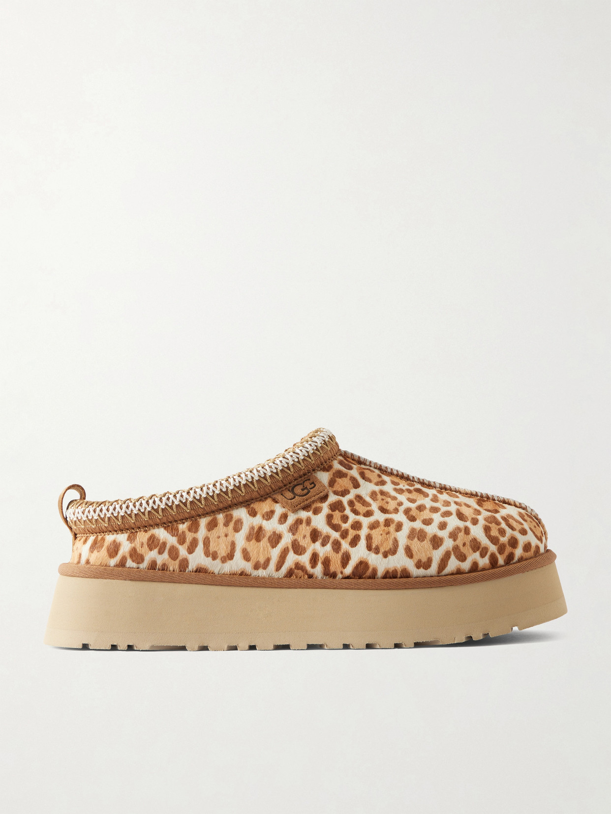 UGG - Tazz Plains Leopard-print Cow Hair Slip-ons - Animal Print