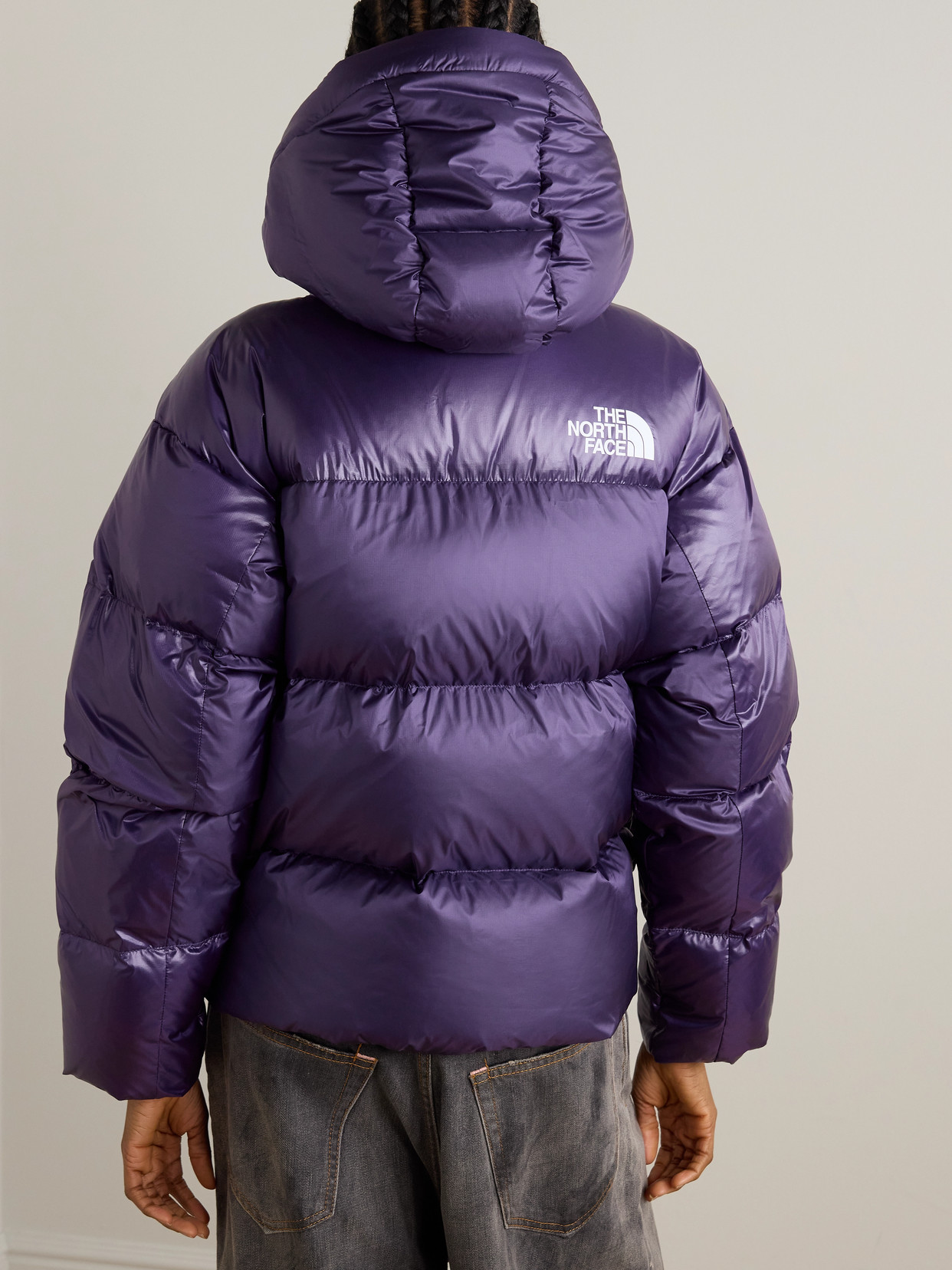 Hooded Quilted Pertex Ripstop Down Jacket
