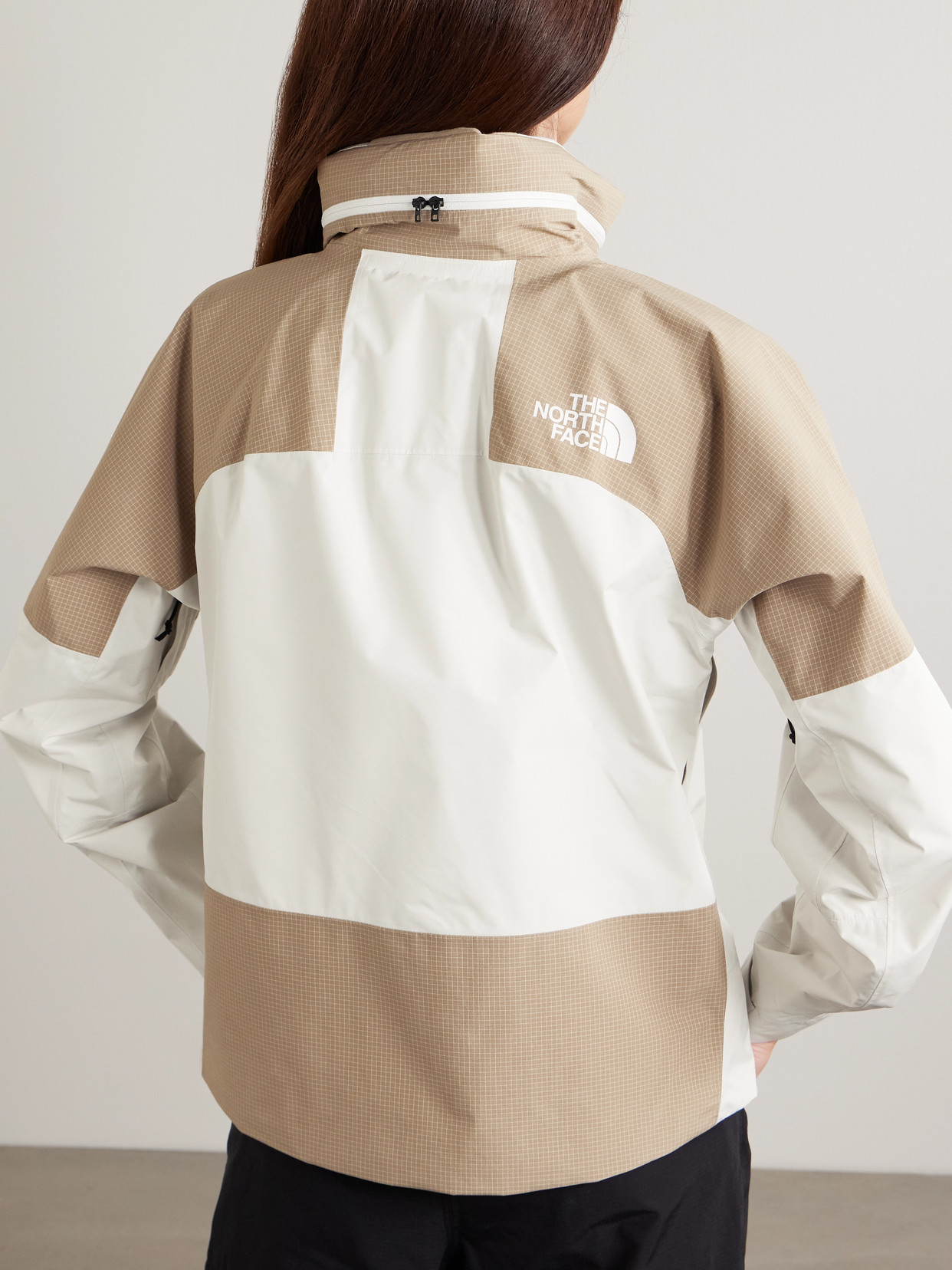 Devils Thumb Hooded Two-Tone Recycled-Gore-Tex Jacket