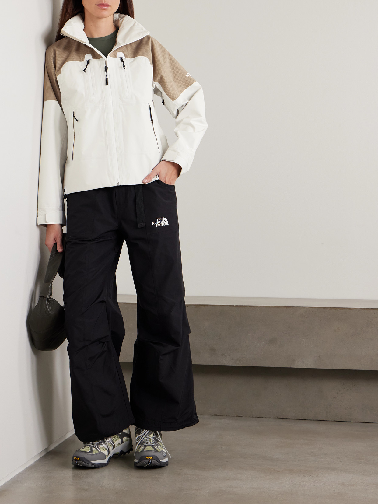 Devils Thumb Hooded Two-Tone Recycled-Gore-Tex Jacket