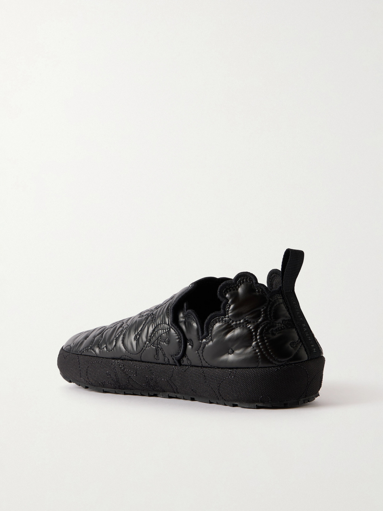 + Cecile Bahnsen Embroidered Shell Slip-On Sneakers