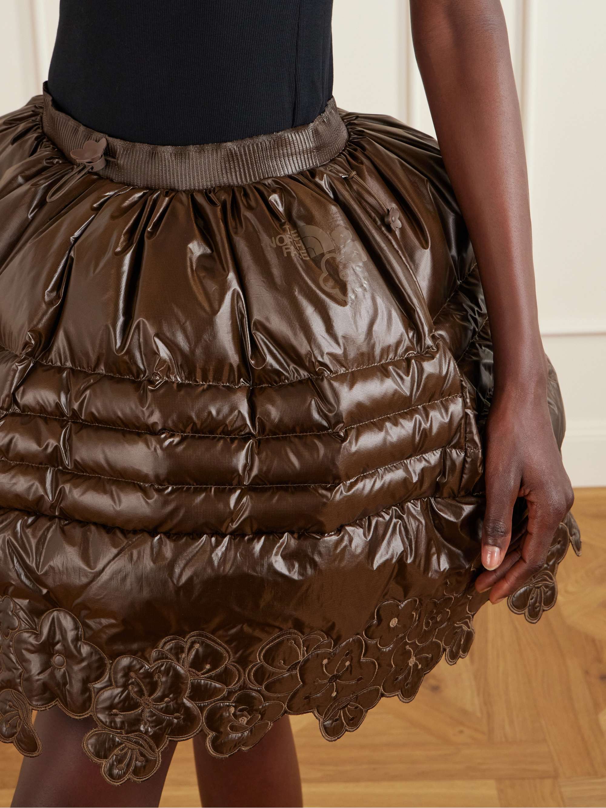 THE NORTH FACE + Cecilie Bahnsen embroidered quilted shell down