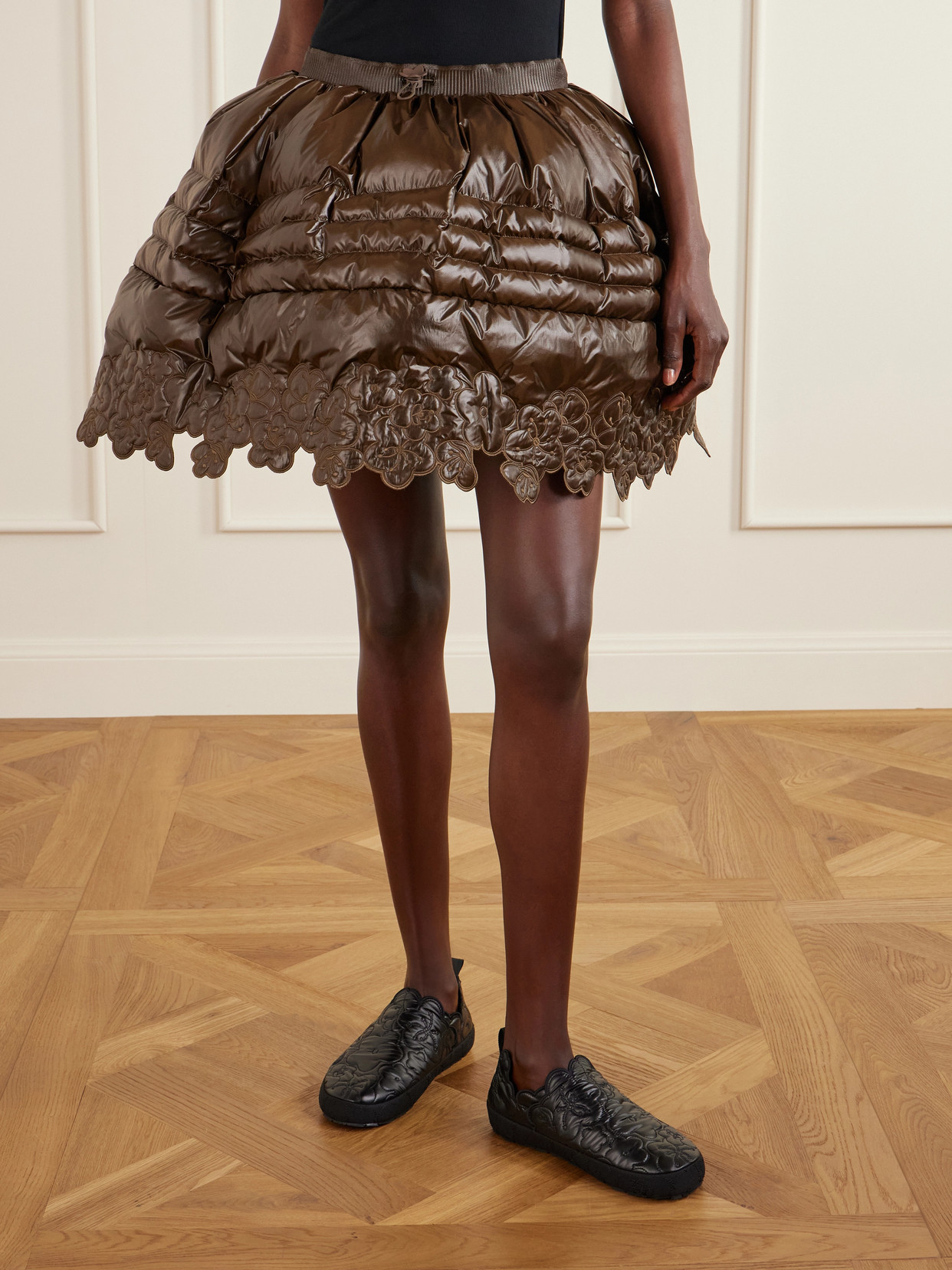 + Cecilie Bahnsen Embroidered Quilted Shell Down Mini