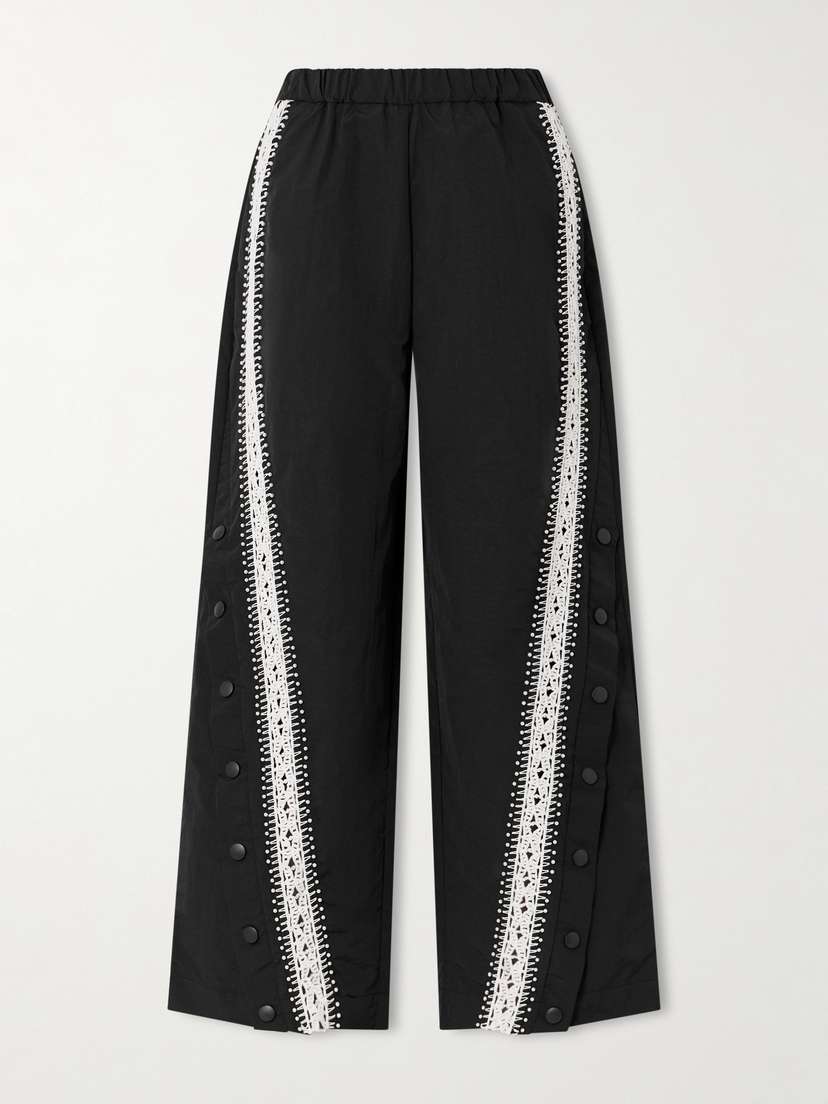 Sea Alberta Embellished Shell Track Pants