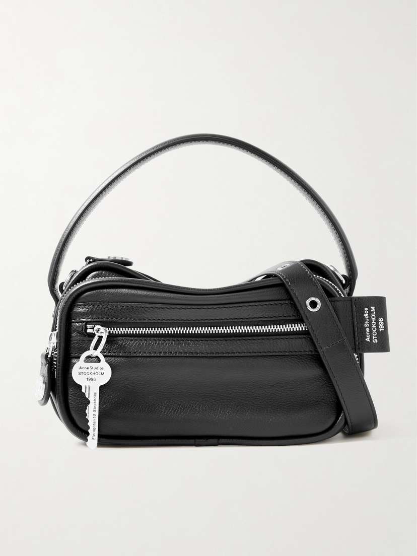Acne Studios Camero Kit Embellished Leather Shoulder Bag