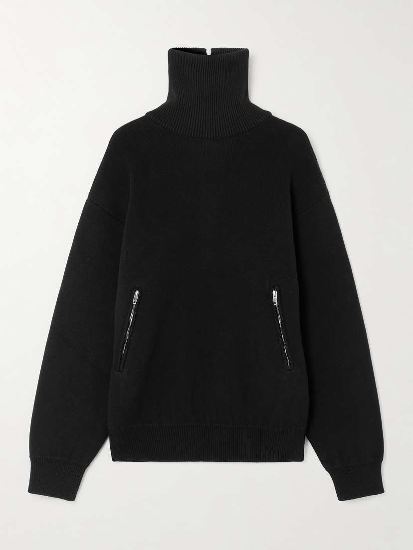 Balenciaga Cotton Half-zip weater