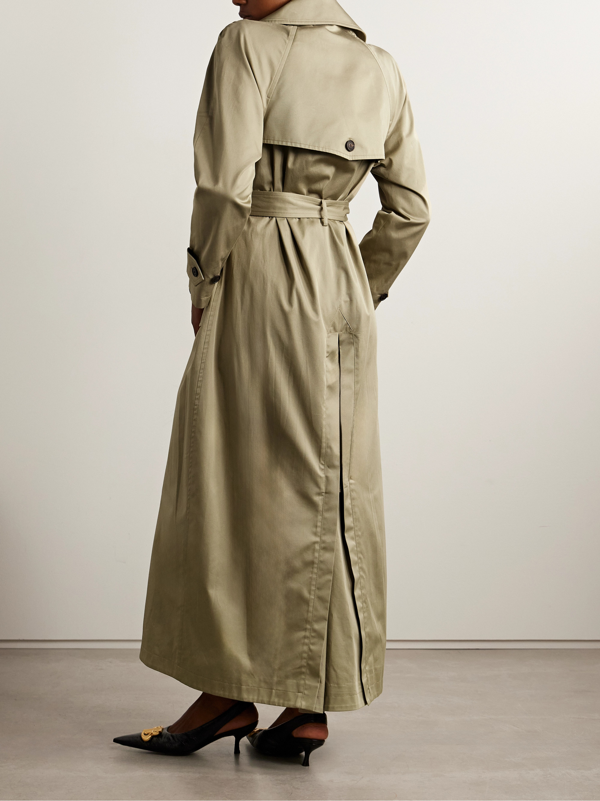 Balenciaga Cocoon double-breasted cotton-twill trench coat