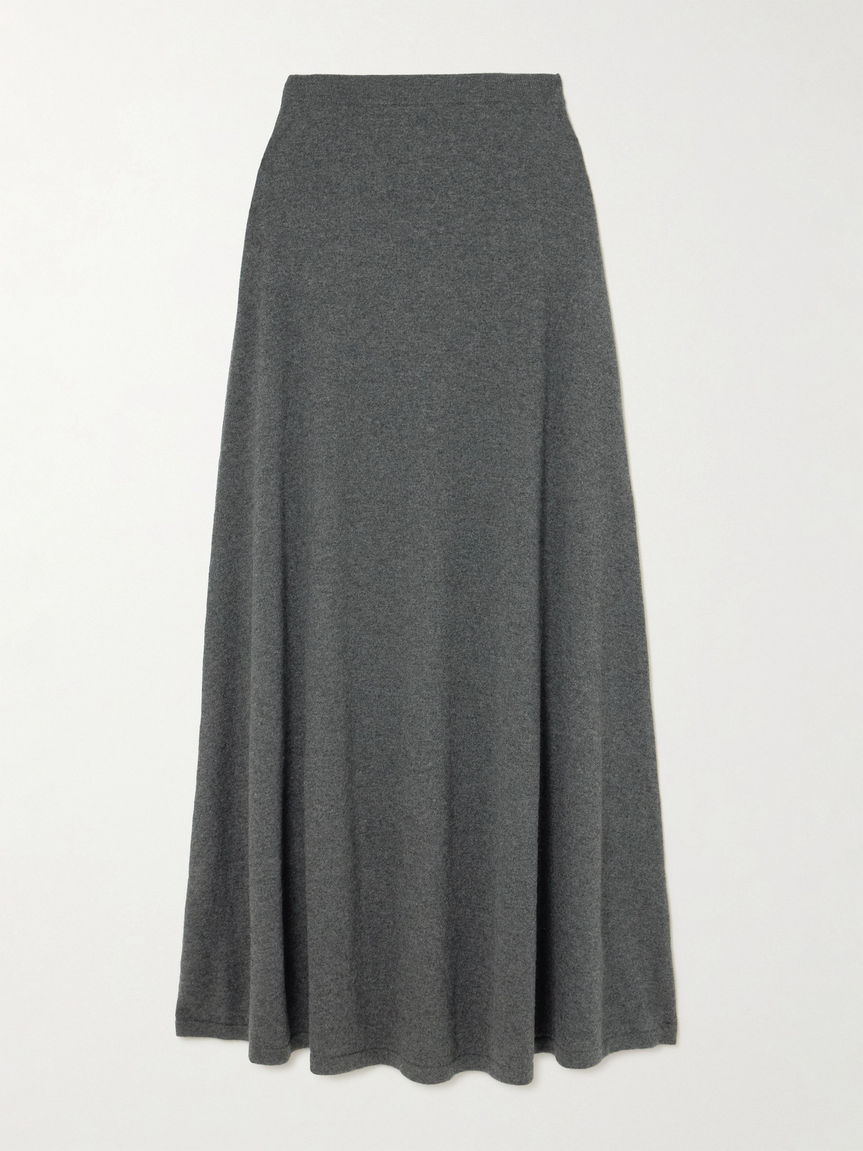 Balenciaga Wool Maxi Skirt In Gray