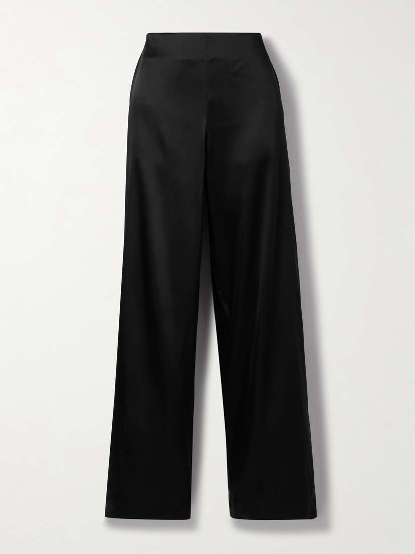 Balenciaga Satin Wide-leg Pants