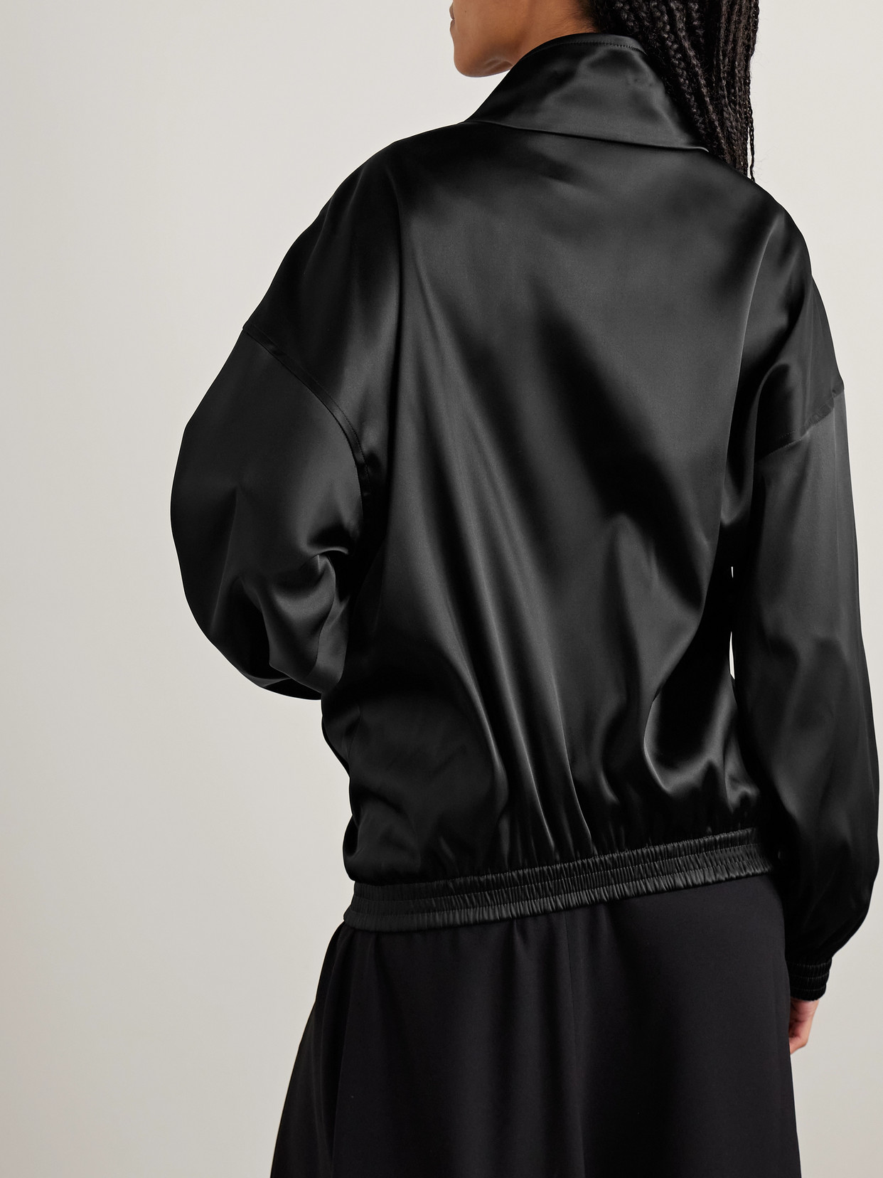 Satin Track Jacket